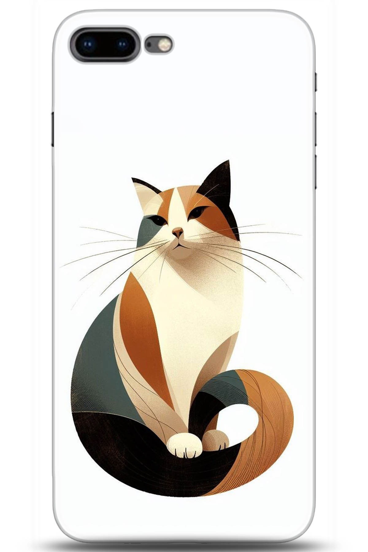 Apple iPhone 8 Plus Uyumlu Kılıf HD Baskılı Kılıf - Followed Institution 5213