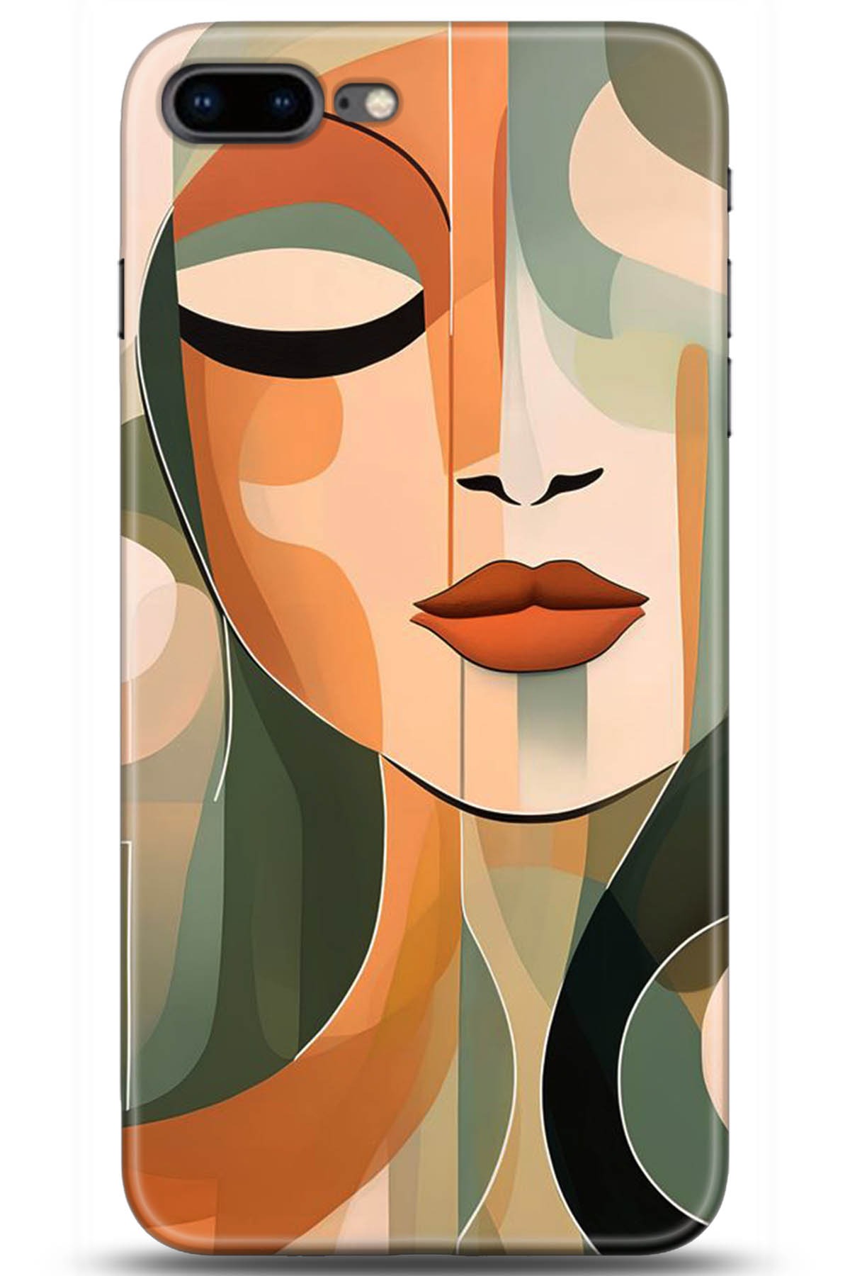 Apple iPhone 8 Plus Uyumlu Kılıf HD Baskılı Kılıf - Followed Institution 5279