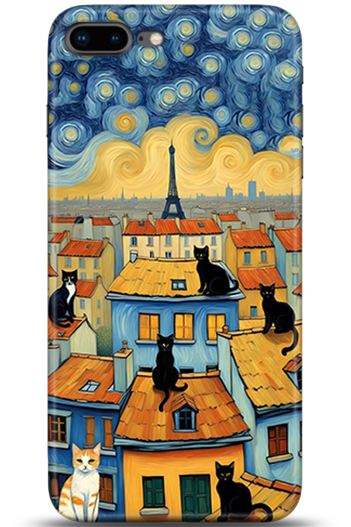 Apple iPhone 8 Plus Uyumlu Kılıf HD Baskılı Kılıf - Followed Institution 5317