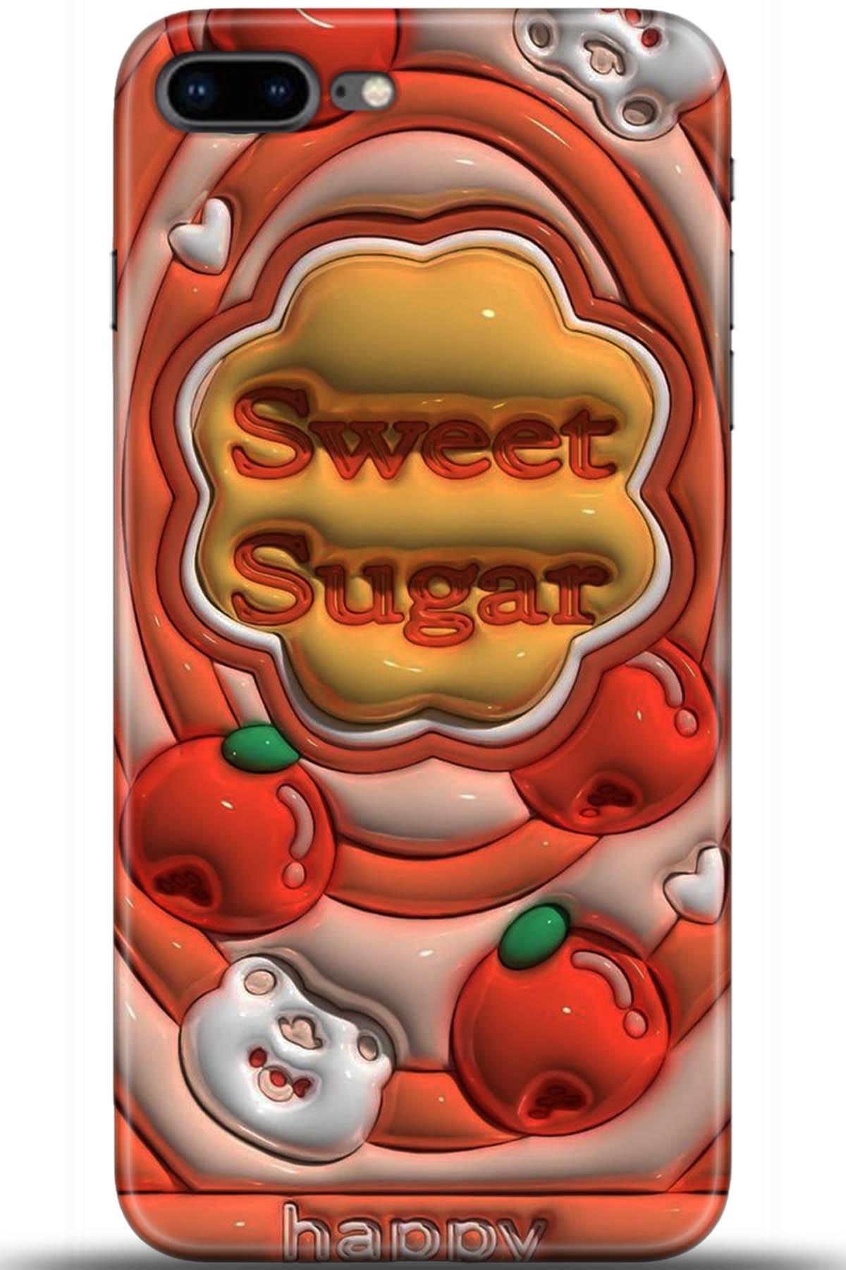 Apple iPhone 8 Plus Uyumlu Kılıf HD Baskılı Kılıf - Followed Institution 5392