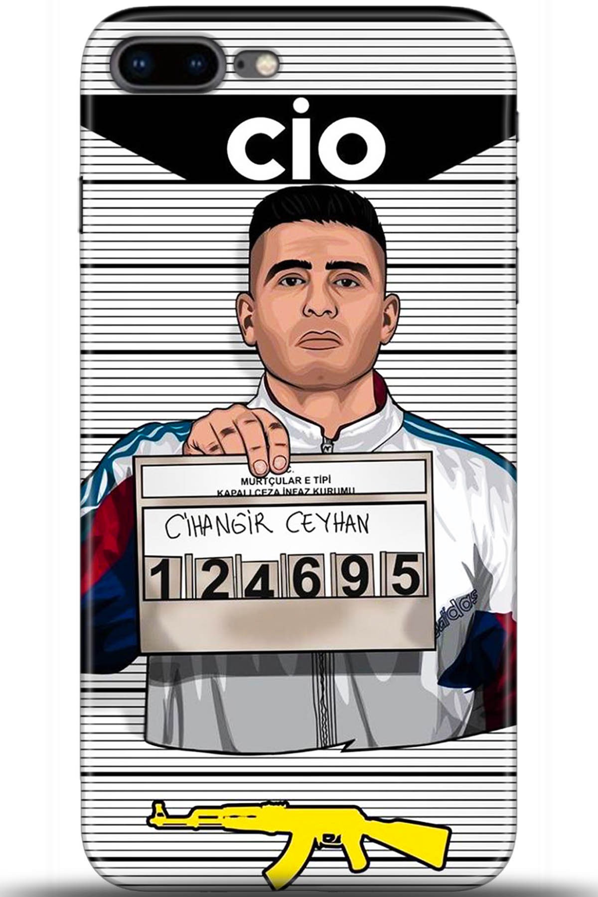 Apple iPhone 8 Plus Uyumlu Kılıf HD Baskılı Kılıf - Followed Institution 5411