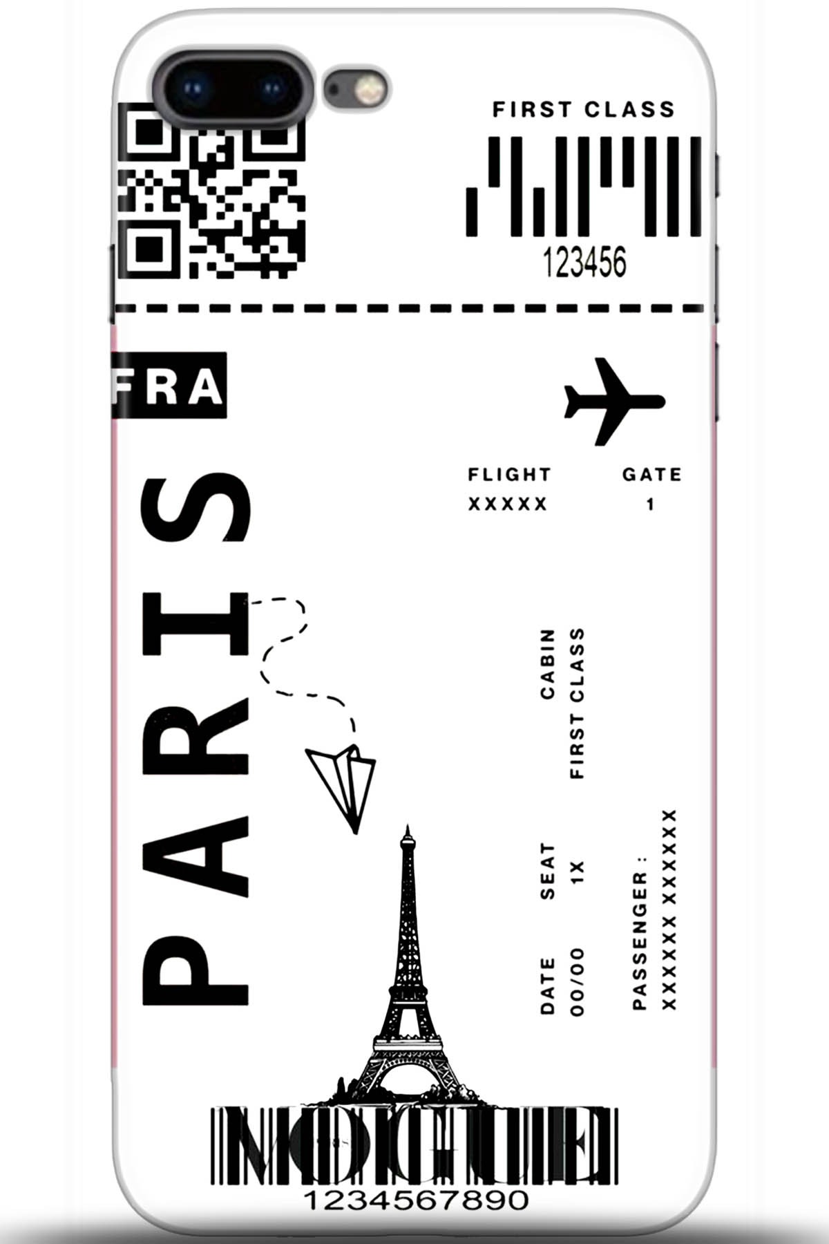 Apple iPhone 8 Plus Uyumlu Kılıf HD Baskılı Kılıf - Followed Institution 5414