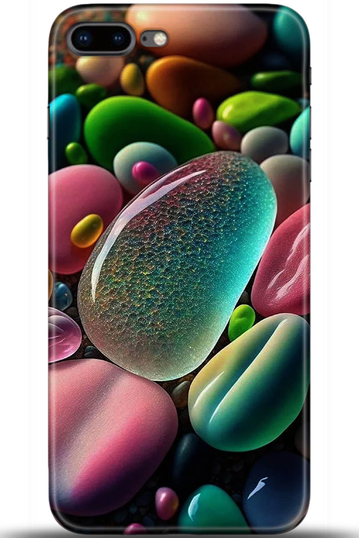 Apple iPhone 8 Plus Uyumlu Kılıf HD Baskılı Kılıf - Followed Institution 5425