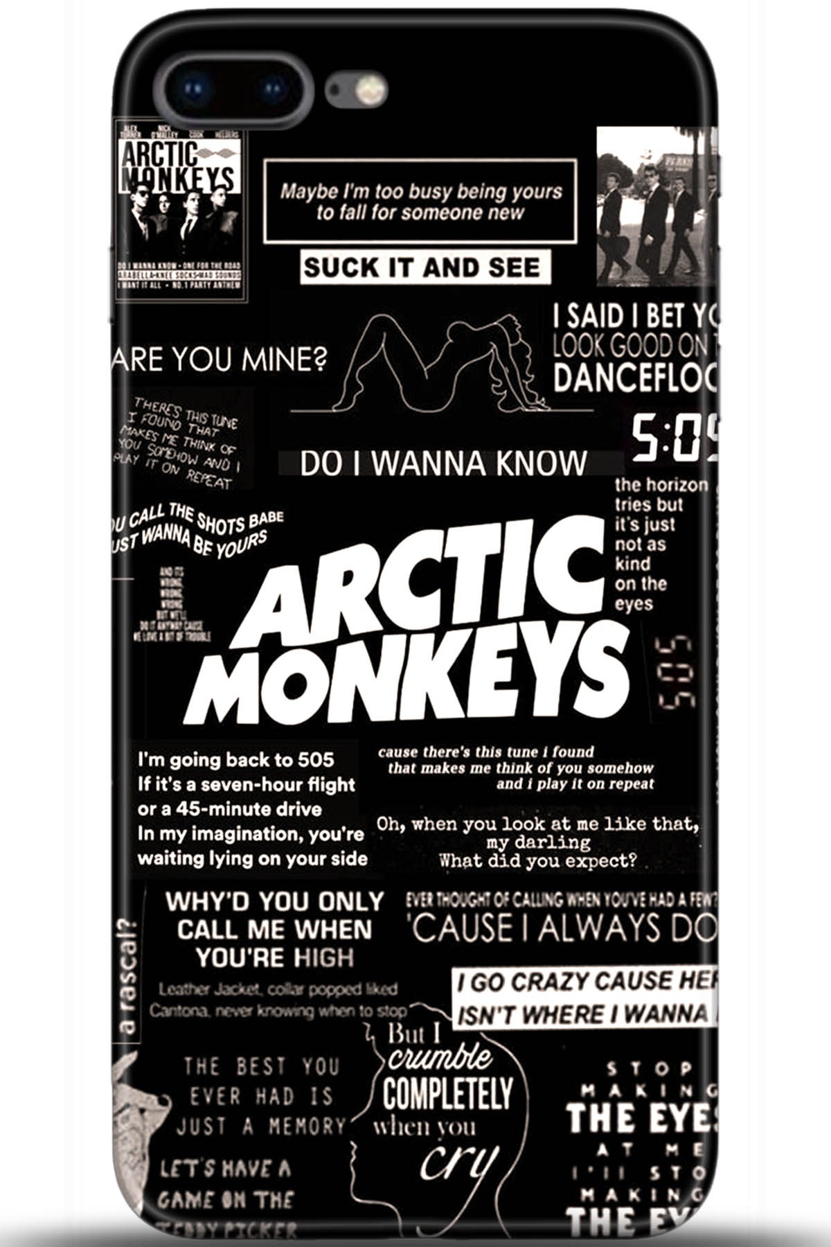 Apple iPhone 8 Plus Uyumlu Kılıf HD Baskılı Kılıf - Followed Institution 5538