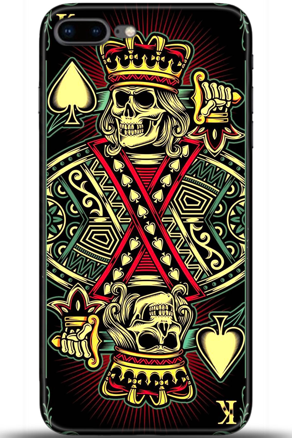 Apple iPhone 8 Plus Uyumlu Kılıf HD Baskılı Kılıf - Followed Institution 5553