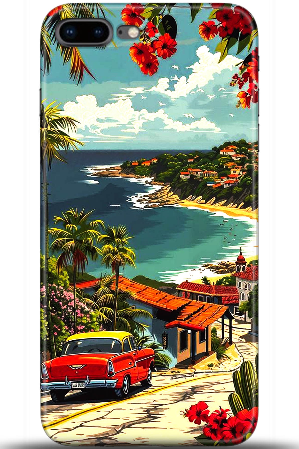 Apple iPhone 8 Plus Uyumlu Kılıf HD Baskılı Kılıf - Followed Institution 5560