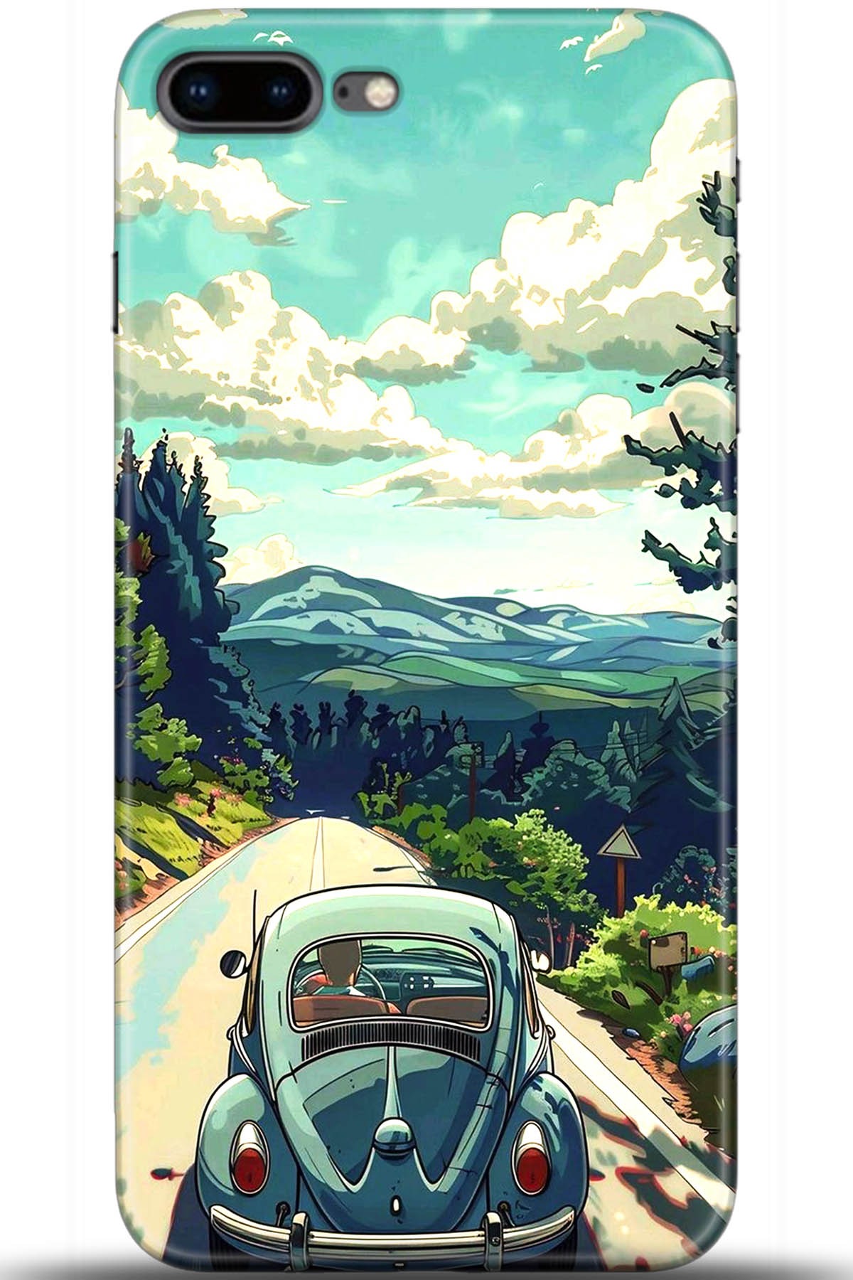 Apple iPhone 8 Plus Uyumlu Kılıf HD Baskılı Kılıf - Followed Institution 5563