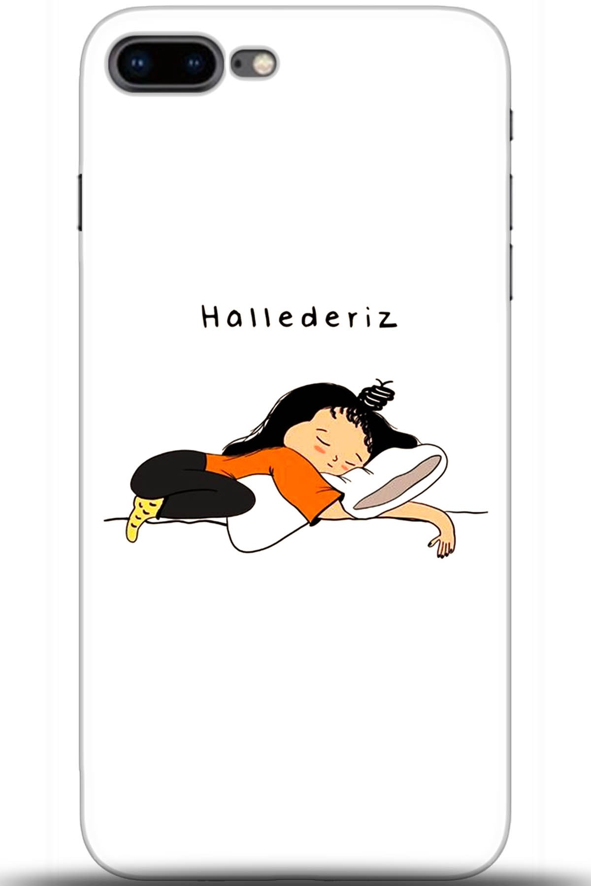 Apple iPhone 8 Plus Uyumlu Kılıf HD Baskılı Kılıf - Followed Institution 5591