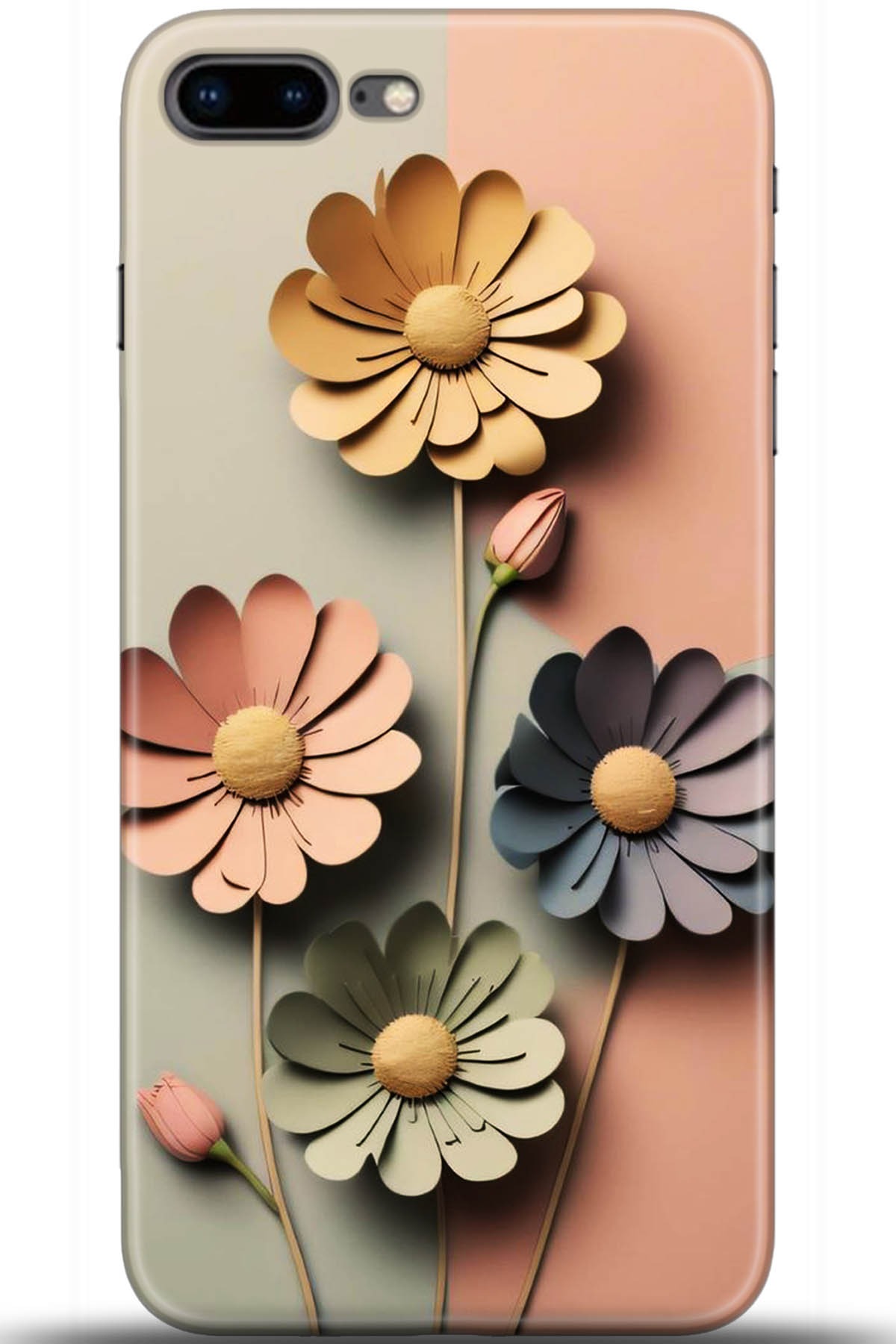 Apple iPhone 8 Plus Uyumlu Kılıf HD Baskılı Kılıf - Followed Institution 5627