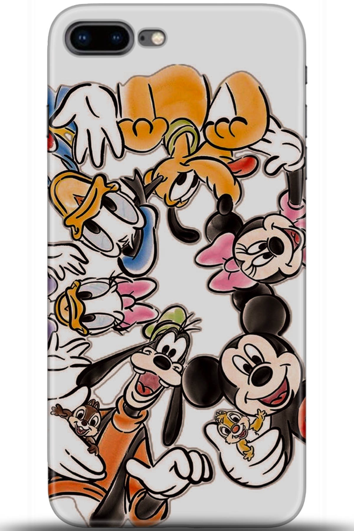 Apple iPhone 8 Plus Uyumlu Kılıf HD Baskılı Kılıf - Followed Institution 5683