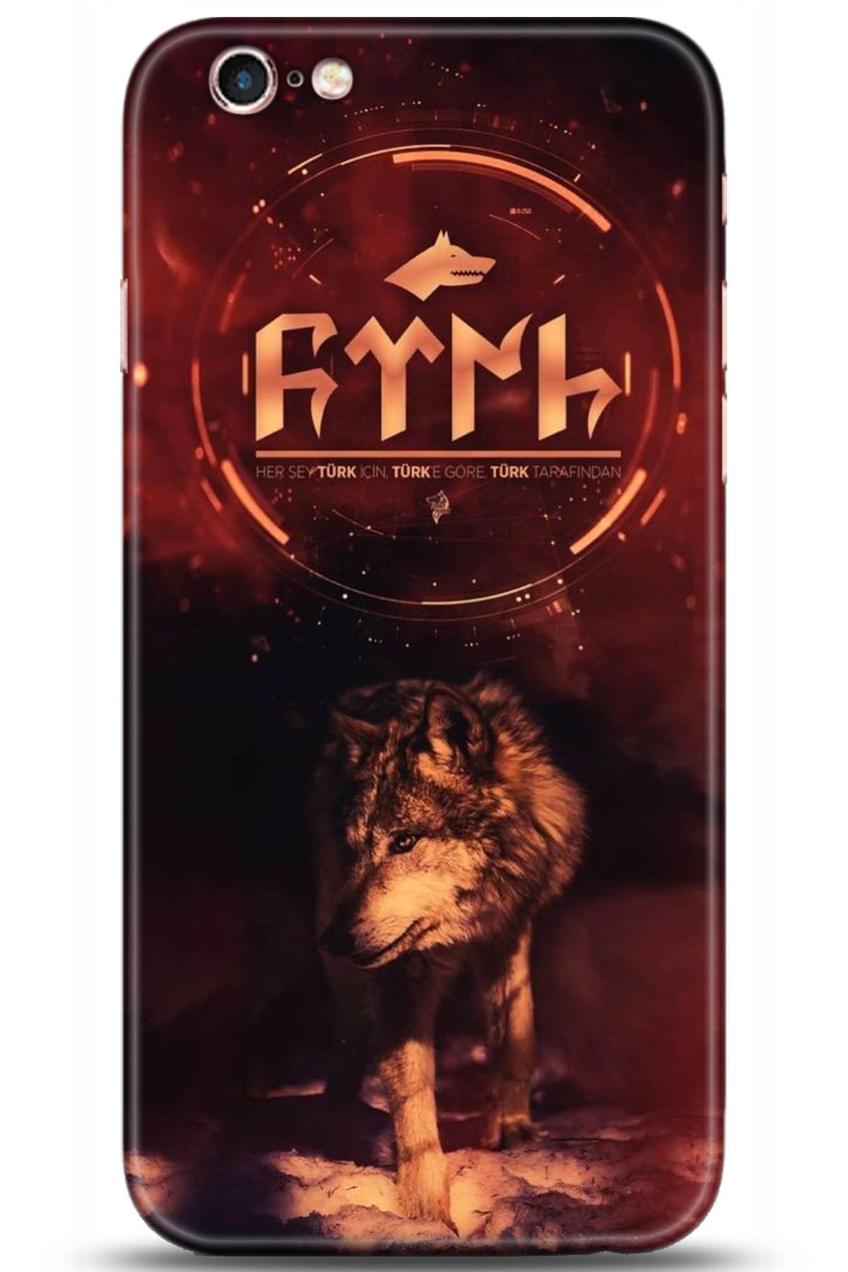 Apple iPhone 6S Uyumlu Kılıf HD Baskılı Kılıf - Followed Institution 5056