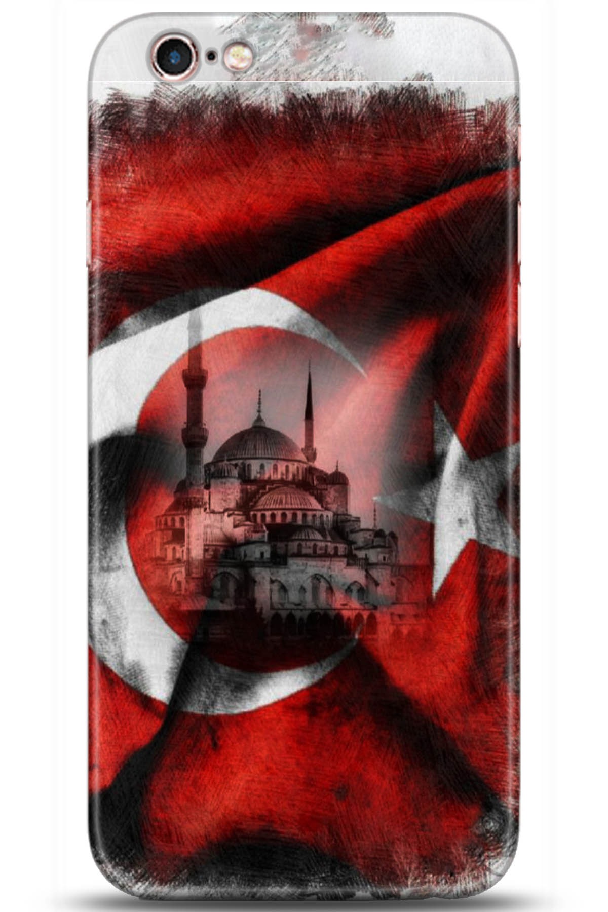 Apple iPhone 6S Uyumlu Kılıf HD Baskılı Kılıf - Followed Institution 5178