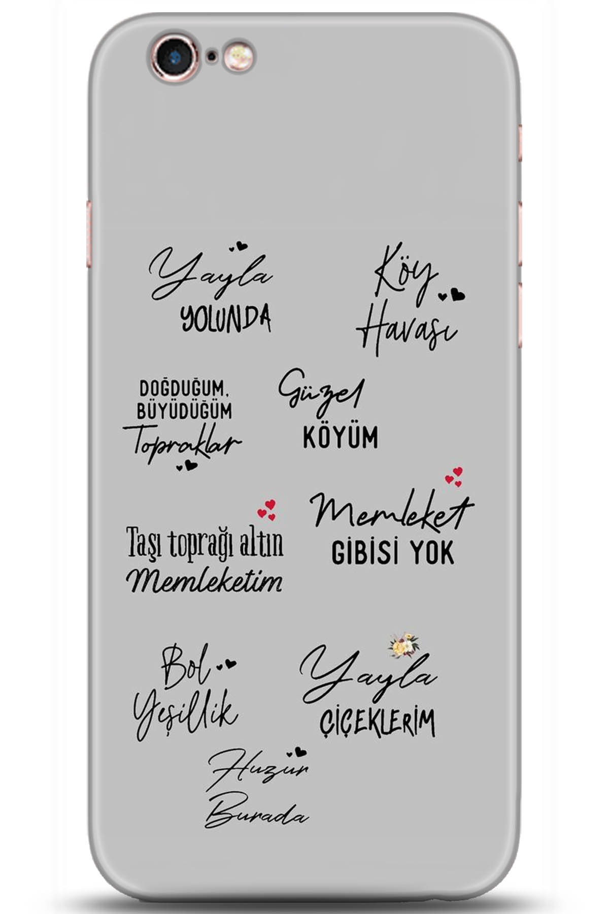 Apple iPhone 6S Uyumlu Kılıf HD Baskılı Kılıf - Followed Institution 5210