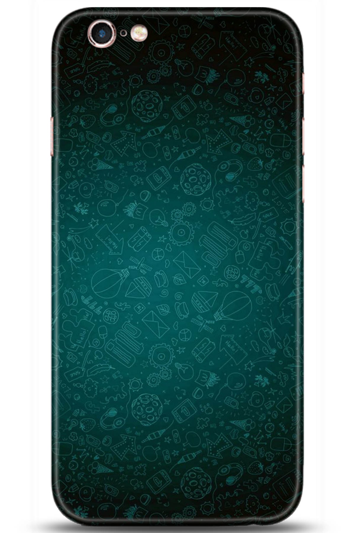 Apple iPhone 6S Uyumlu Kılıf HD Baskılı Kılıf - Followed Institution 5255