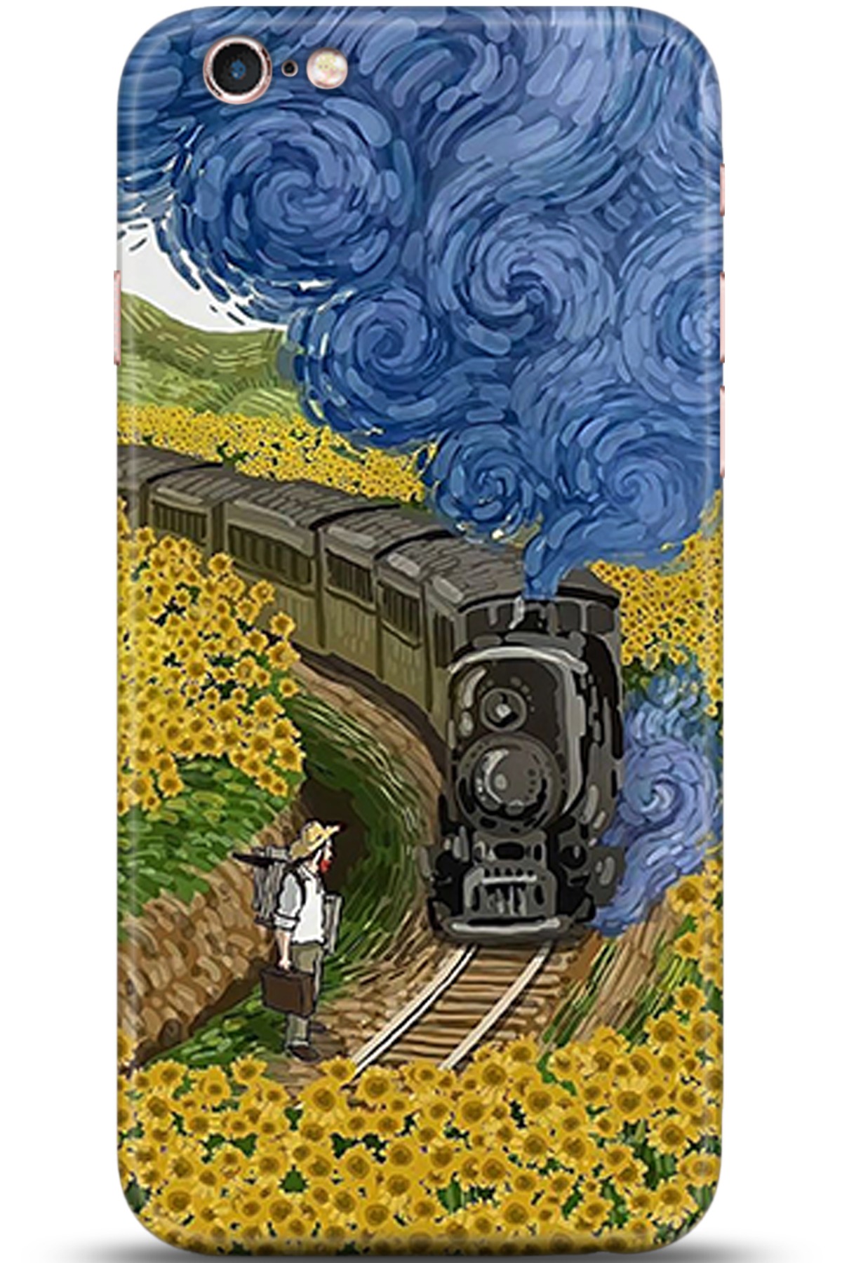 Apple iPhone 6S Uyumlu Kılıf HD Baskılı Kılıf - Followed Institution 5344