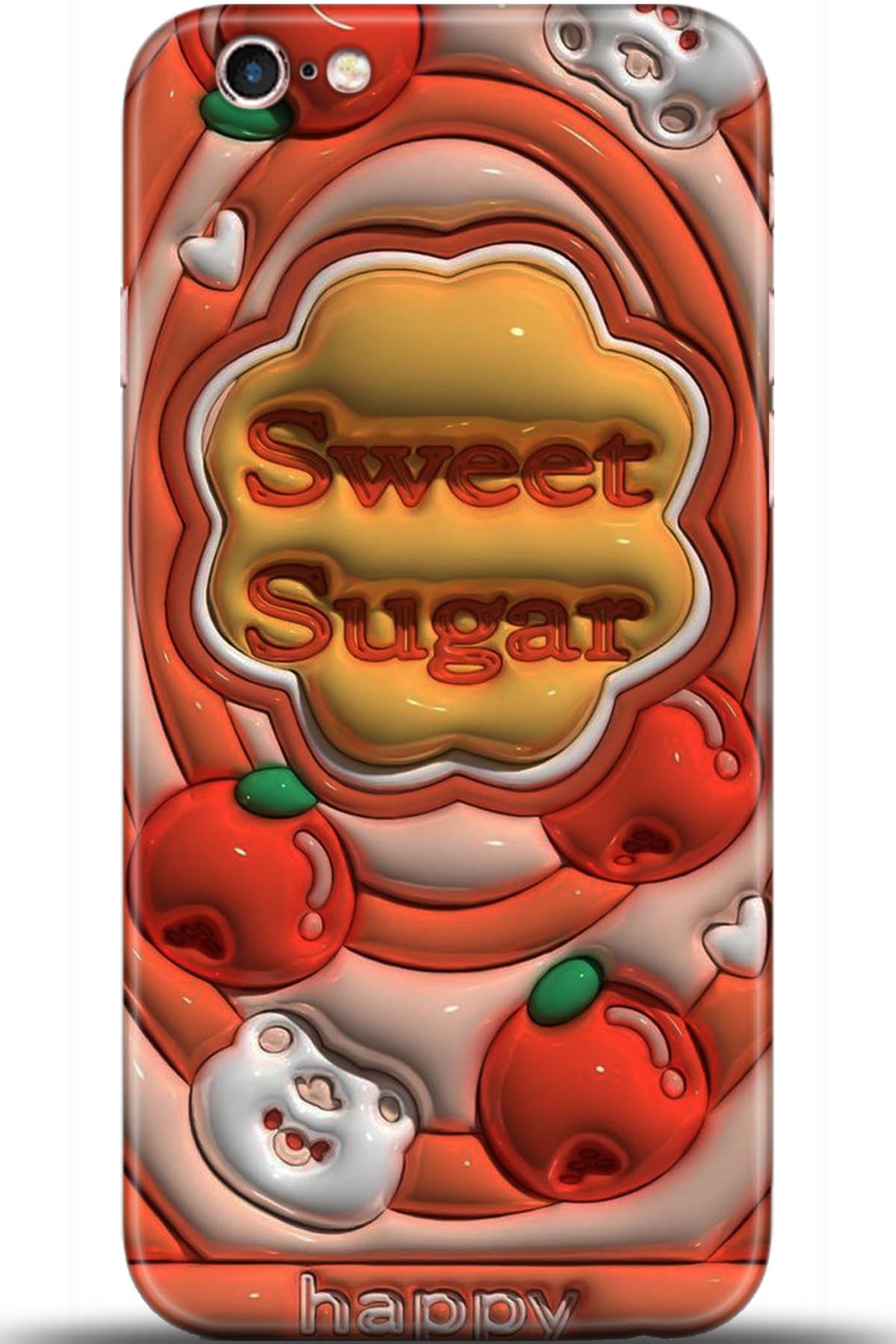 Apple iPhone 6S Uyumlu Kılıf HD Baskılı Kılıf - Followed Institution 5392