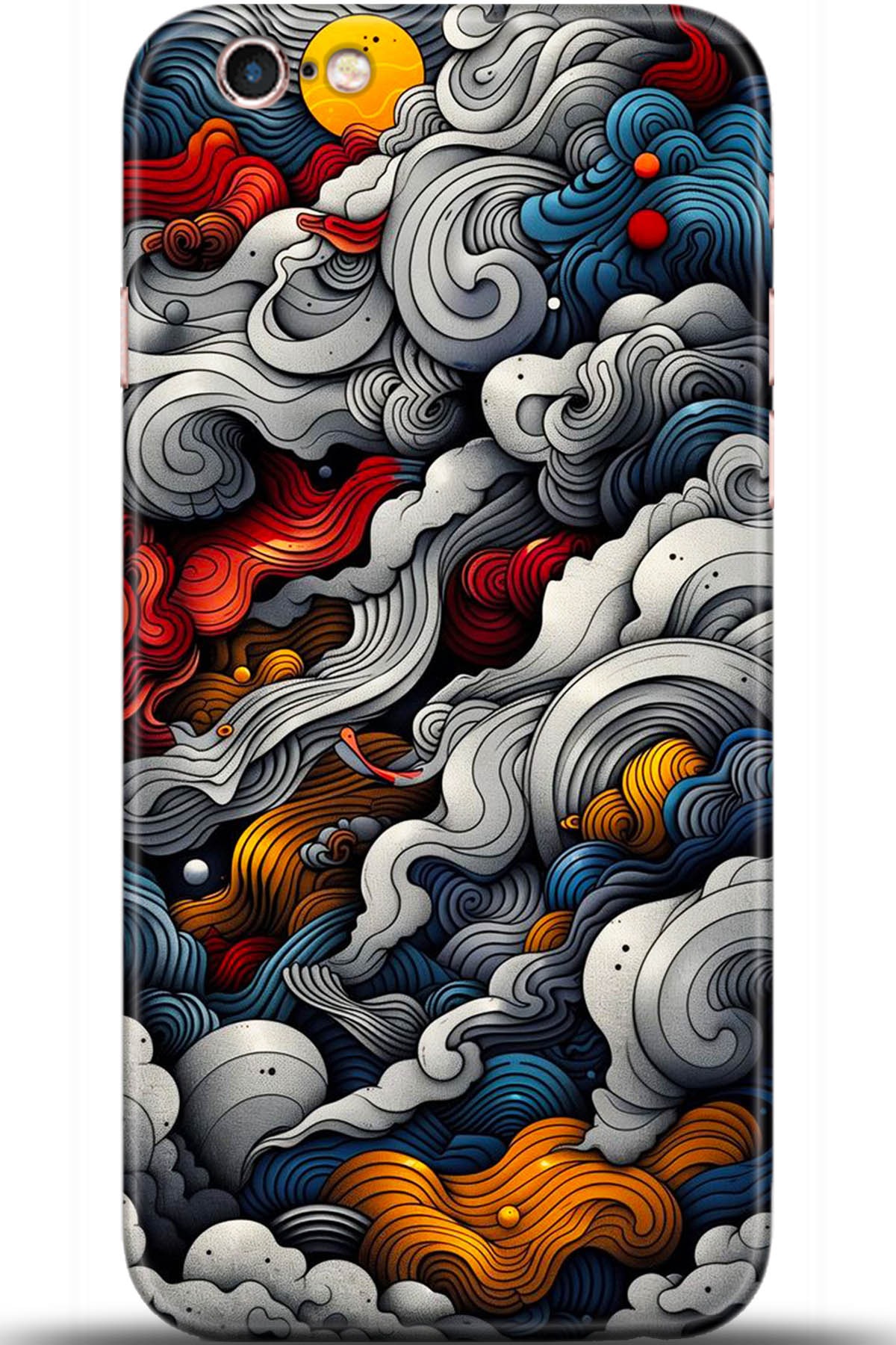 Apple iPhone 6S Uyumlu Kılıf HD Baskılı Kılıf - Followed Institution 5436