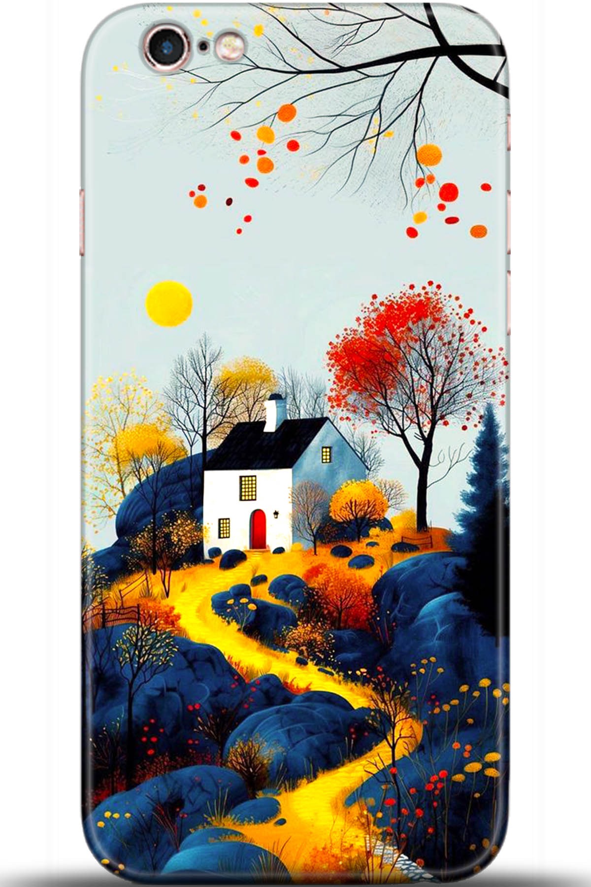 Apple iPhone 6S Uyumlu Kılıf HD Baskılı Kılıf - Followed Institution 5569