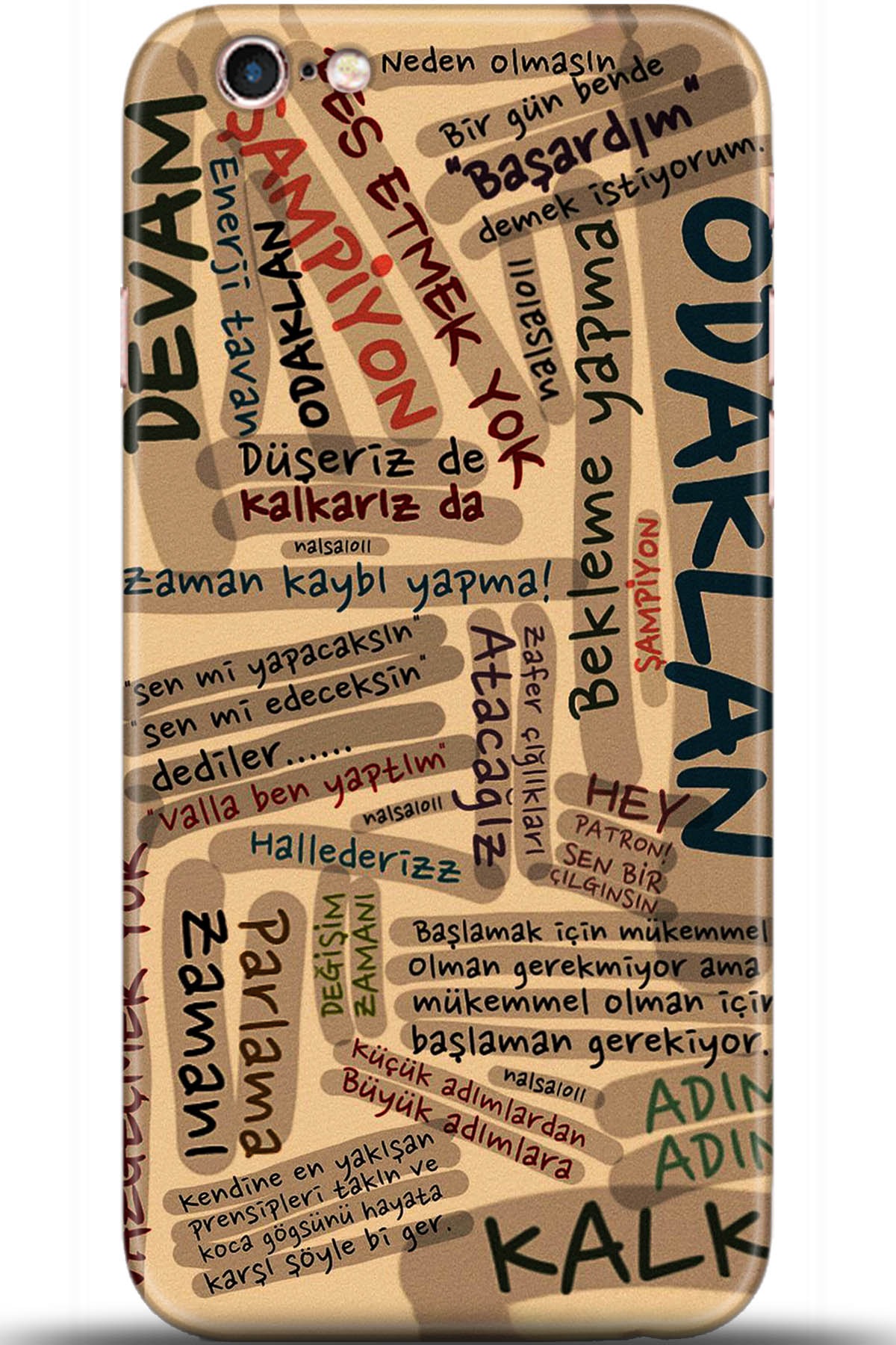 Apple iPhone 6S Uyumlu Kılıf HD Baskılı Kılıf - Followed Institution 5586