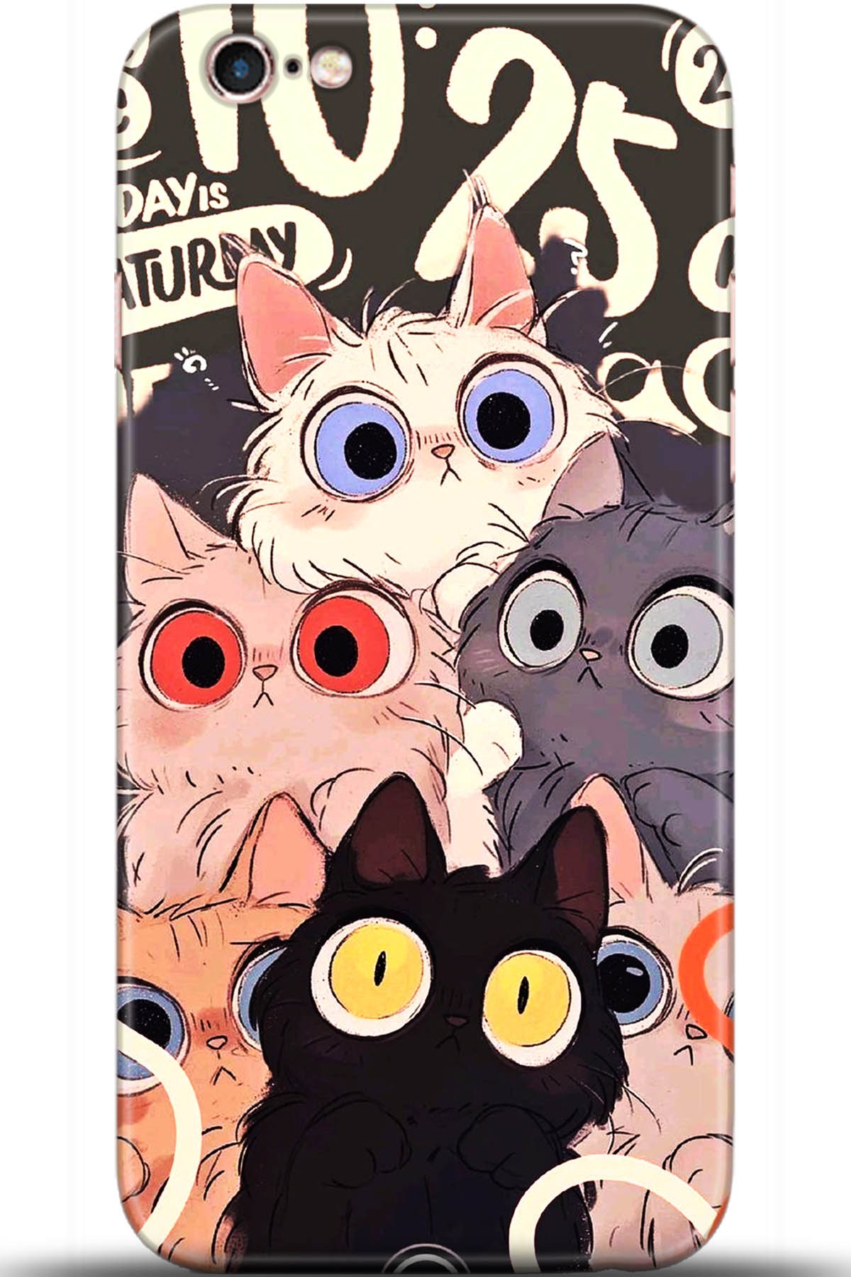 Apple iPhone 6S Uyumlu Kılıf HD Baskılı Kılıf - Followed Institution 5641