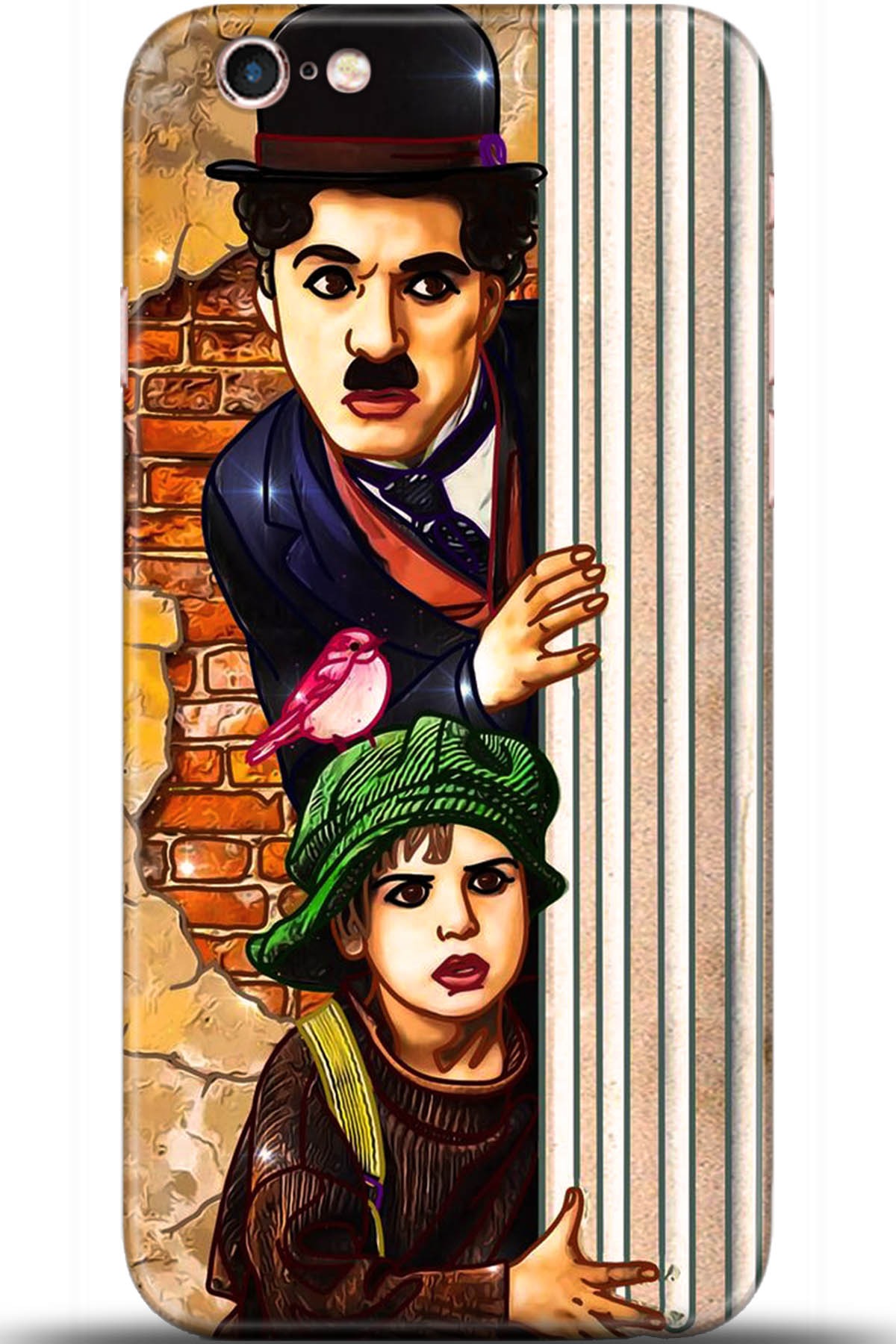 Apple iPhone 6S Uyumlu Kılıf HD Baskılı Kılıf - Followed Institution 5694