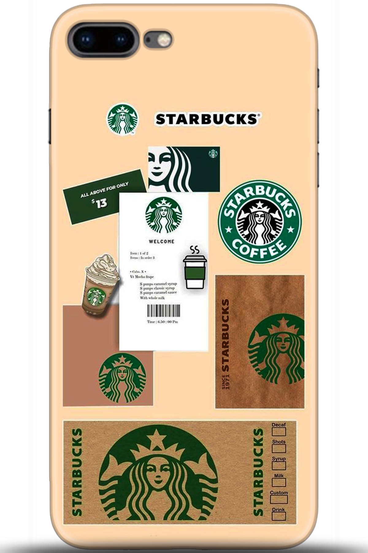 Apple iPhone 7 Plus Uyumlu Kılıf HD Baskılı Kılıf - Followed Institution 5470