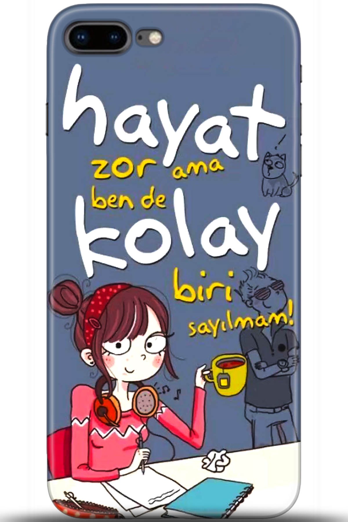 Apple iPhone 7 Plus Uyumlu Kılıf HD Baskılı Kılıf - Followed Institution 5686