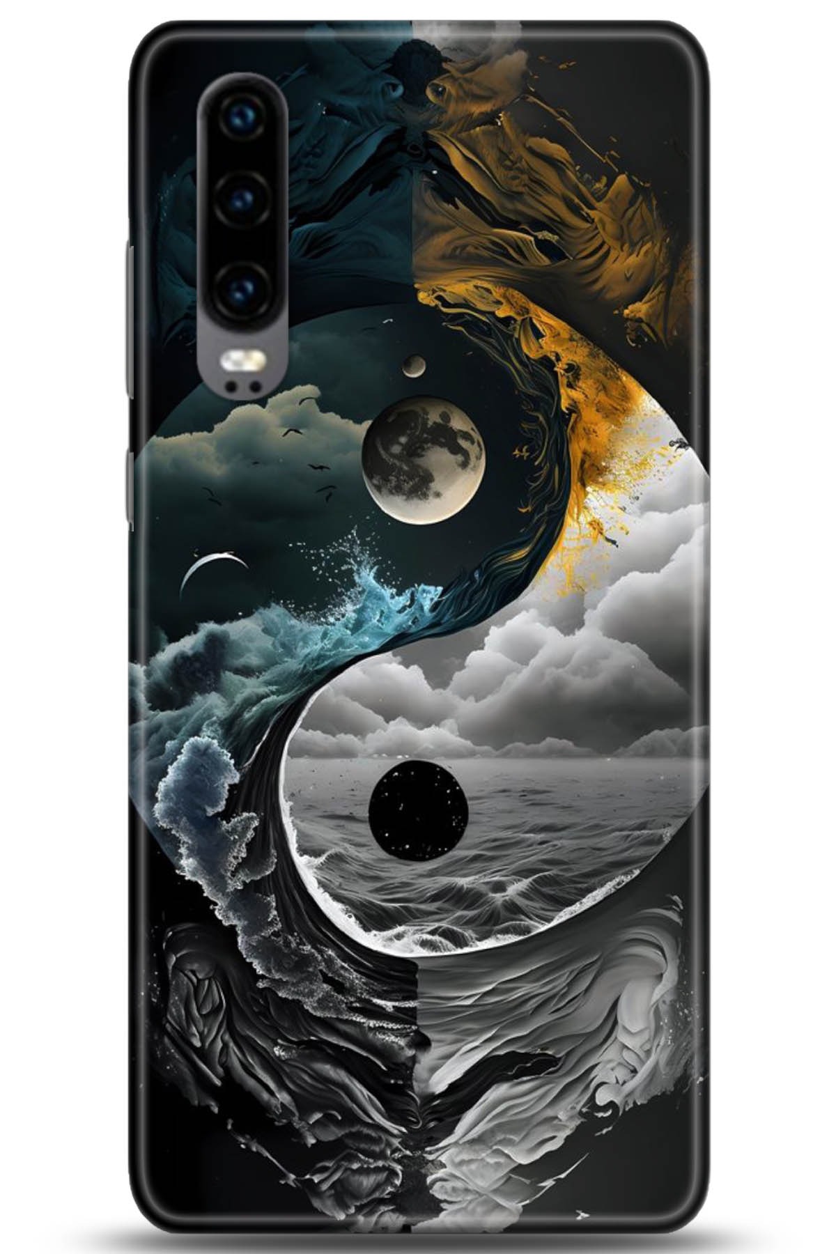 Huawei P30 Uyumlu Kılıf HD Baskılı Kılıf - Followed Institution 5177