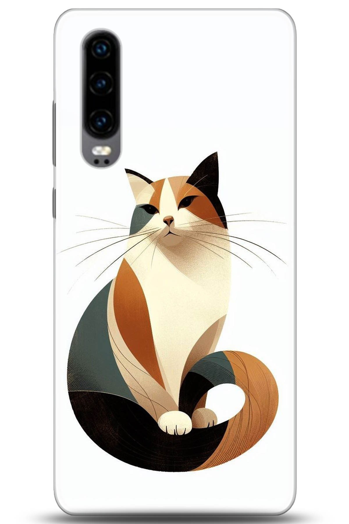 Huawei P30 Uyumlu Kılıf HD Baskılı Kılıf - Followed Institution 5213