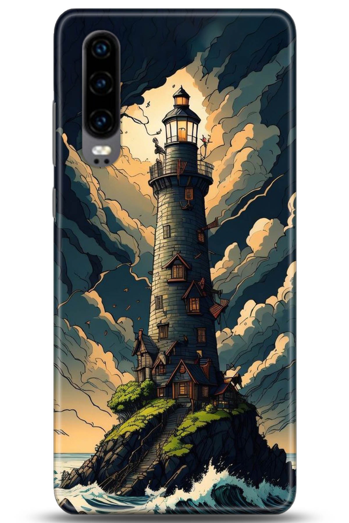 Huawei P30 Uyumlu Kılıf HD Baskılı Kılıf - Followed Institution 5236