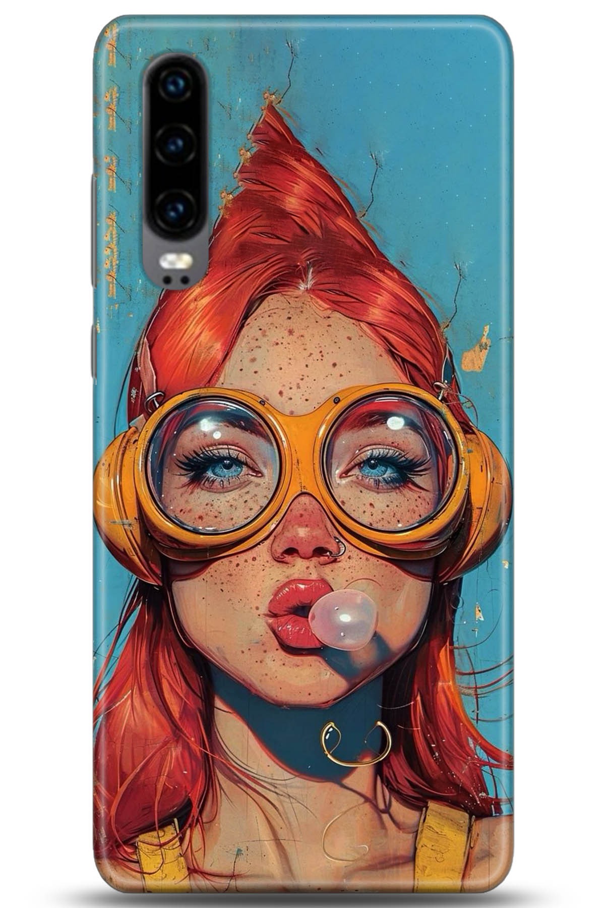 Huawei P30 Uyumlu Kılıf HD Baskılı Kılıf - Followed Institution 5286