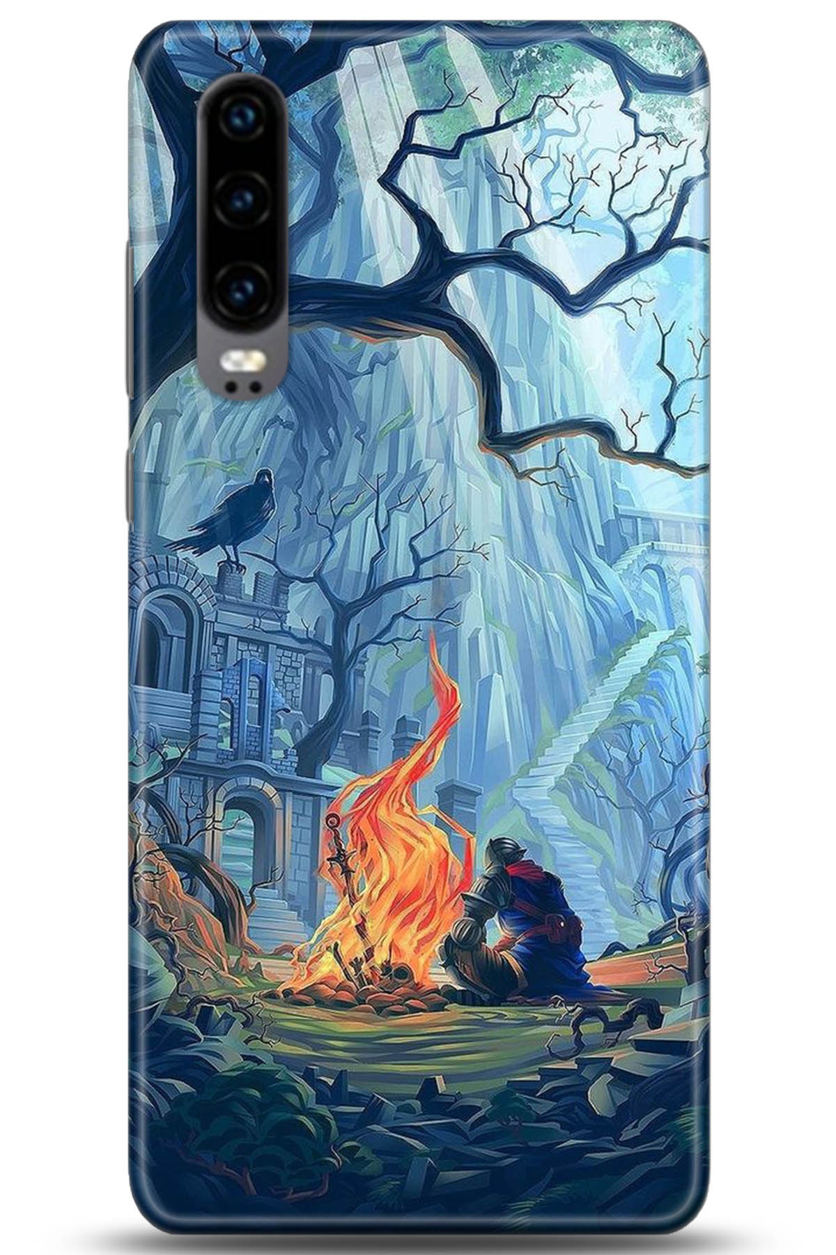 Huawei P30 Uyumlu Kılıf HD Baskılı Kılıf - Followed Institution 5308