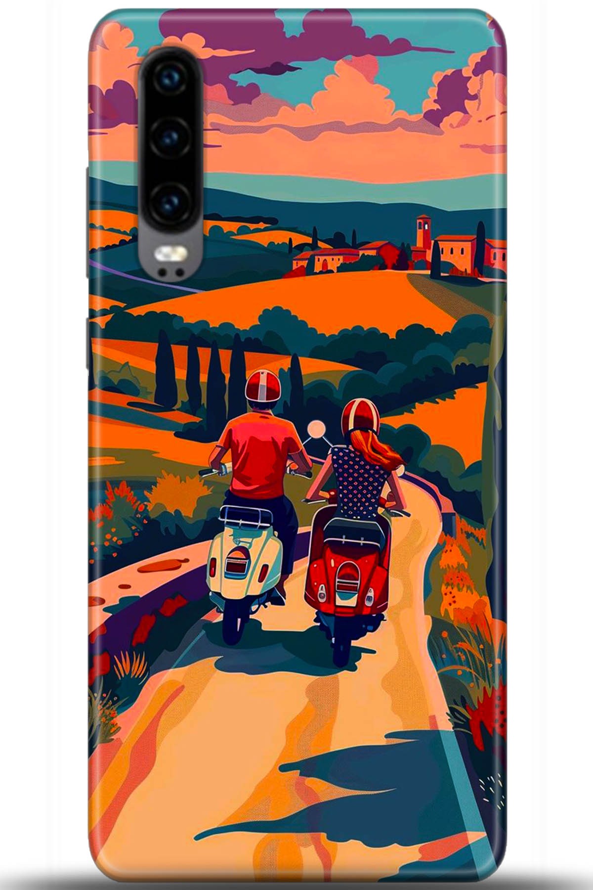 Huawei P30 Uyumlu Kılıf HD Baskılı Kılıf - Followed Institution 5390