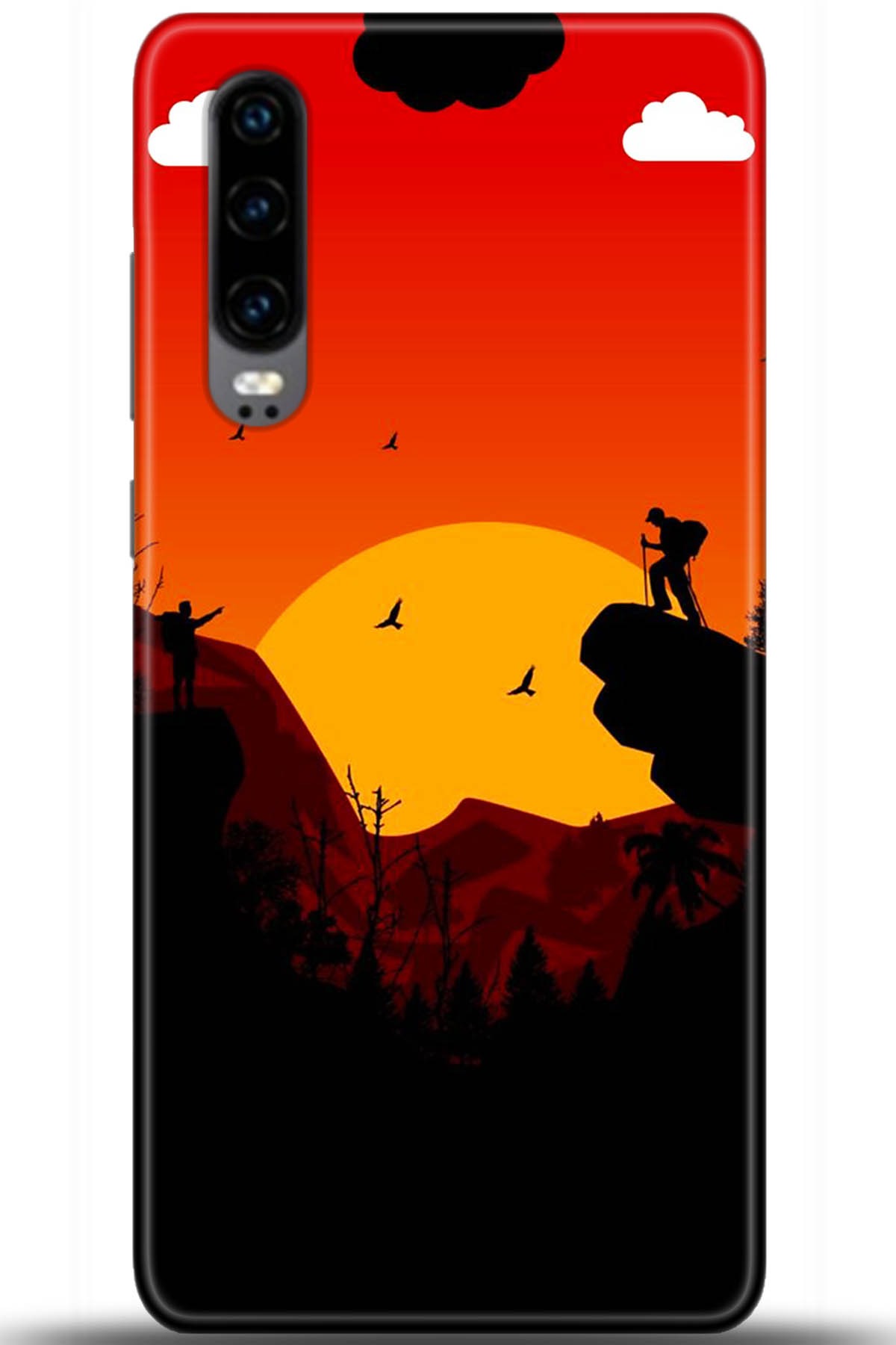 Huawei P30 Uyumlu Kılıf HD Baskılı Kılıf - Followed Institution 5407