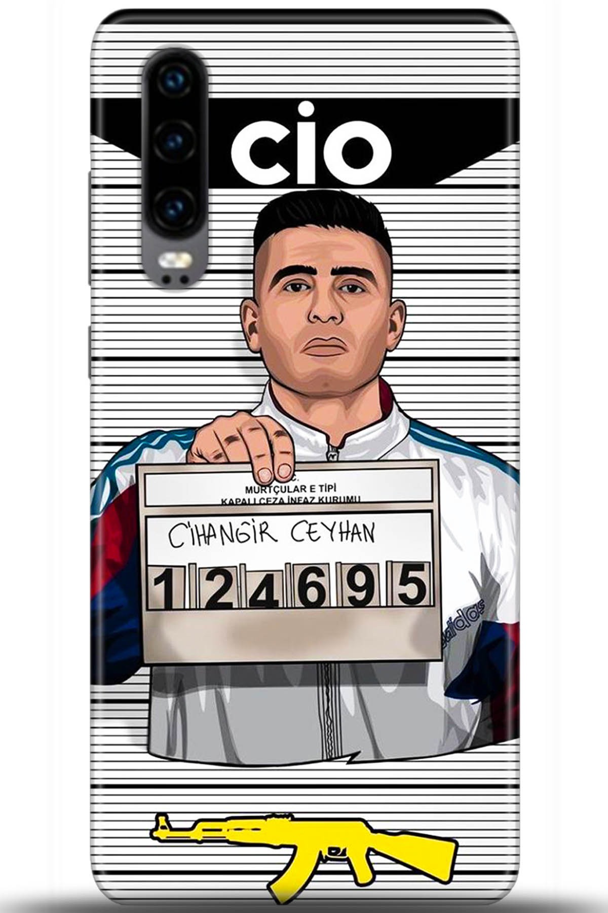 Huawei P30 Uyumlu Kılıf HD Baskılı Kılıf - Followed Institution 5411