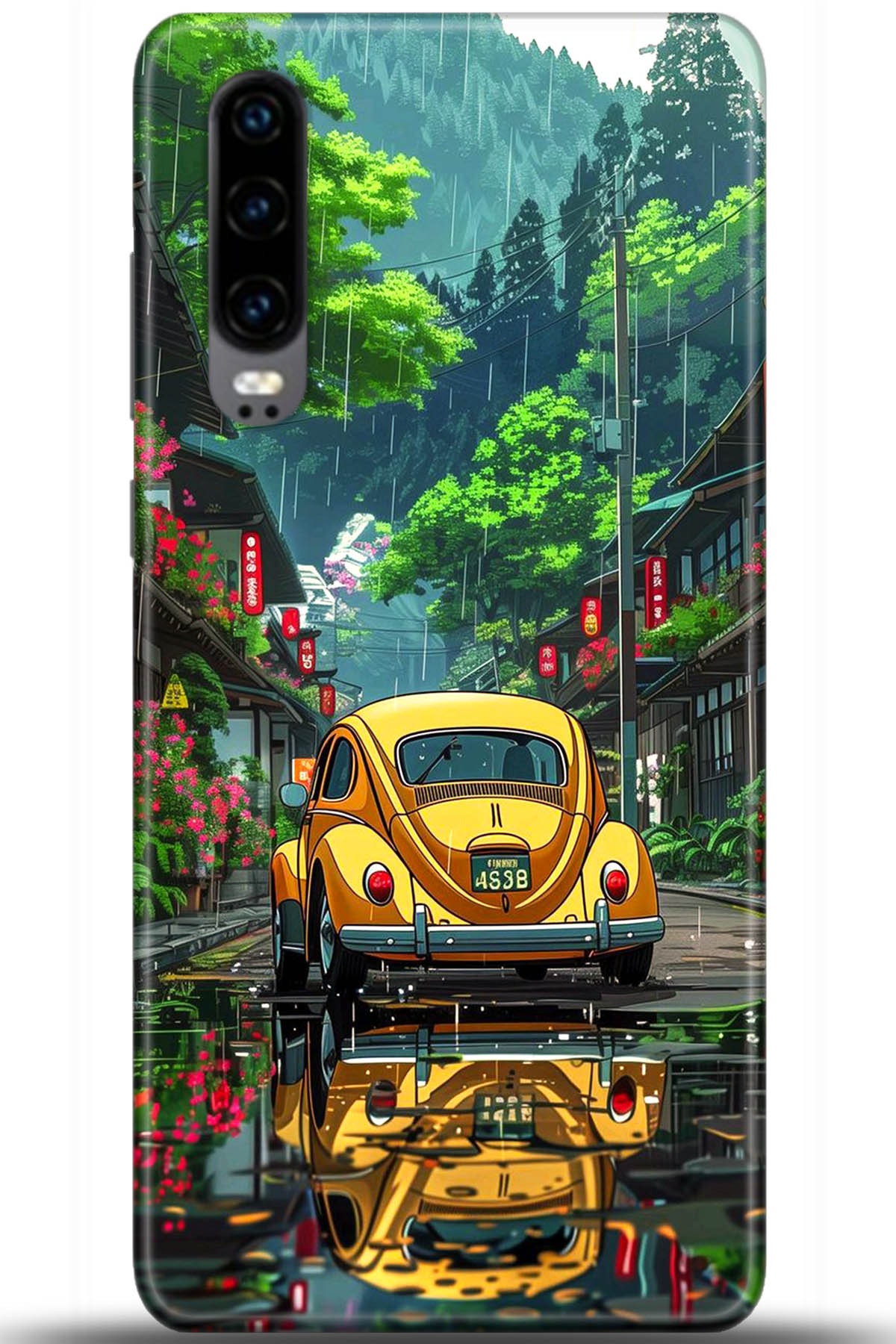 Huawei P30 Uyumlu Kılıf HD Baskılı Kılıf - Followed Institution 5561