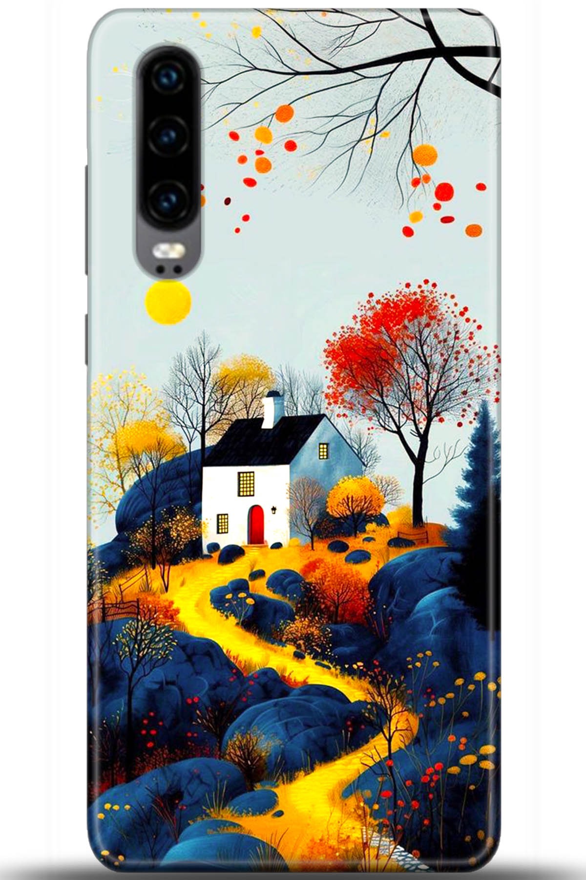 Huawei P30 Uyumlu Kılıf HD Baskılı Kılıf - Followed Institution 5569