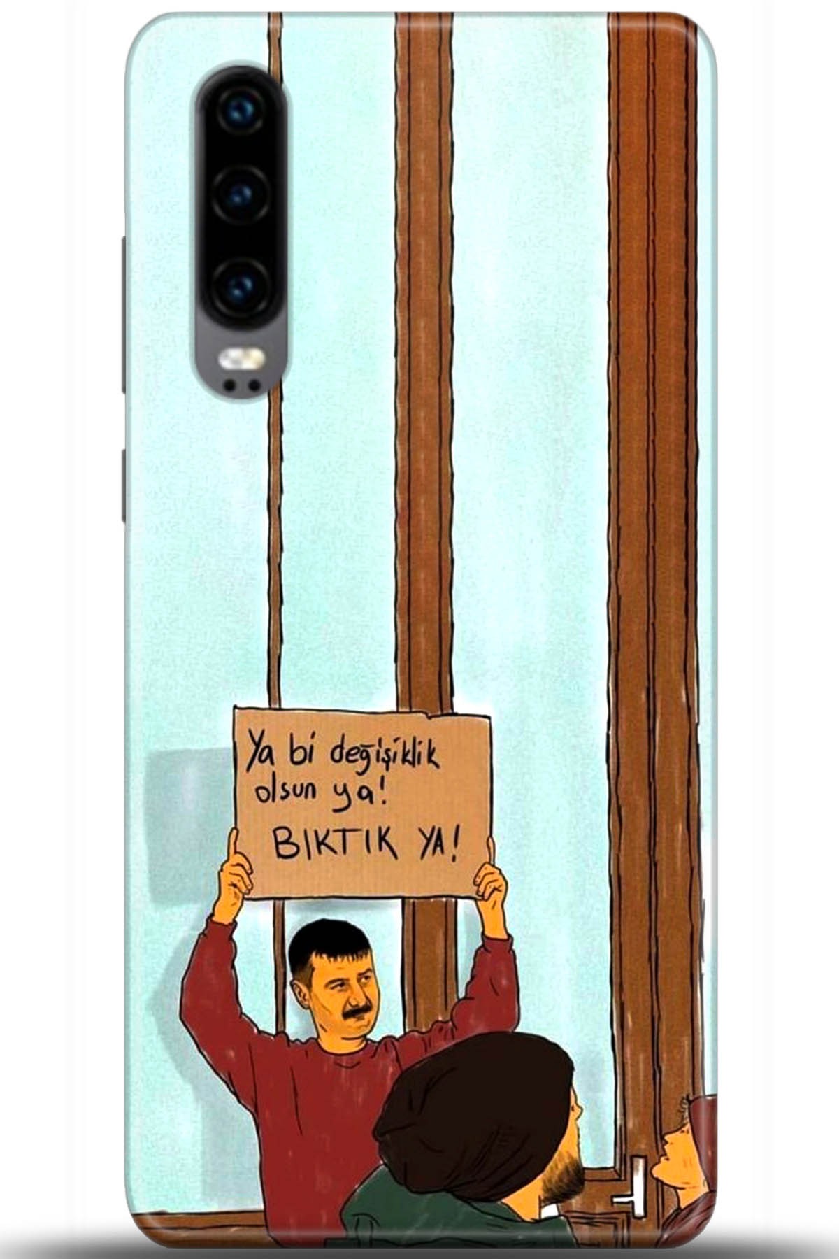 Huawei P30 Uyumlu Kılıf HD Baskılı Kılıf - Followed Institution 5594