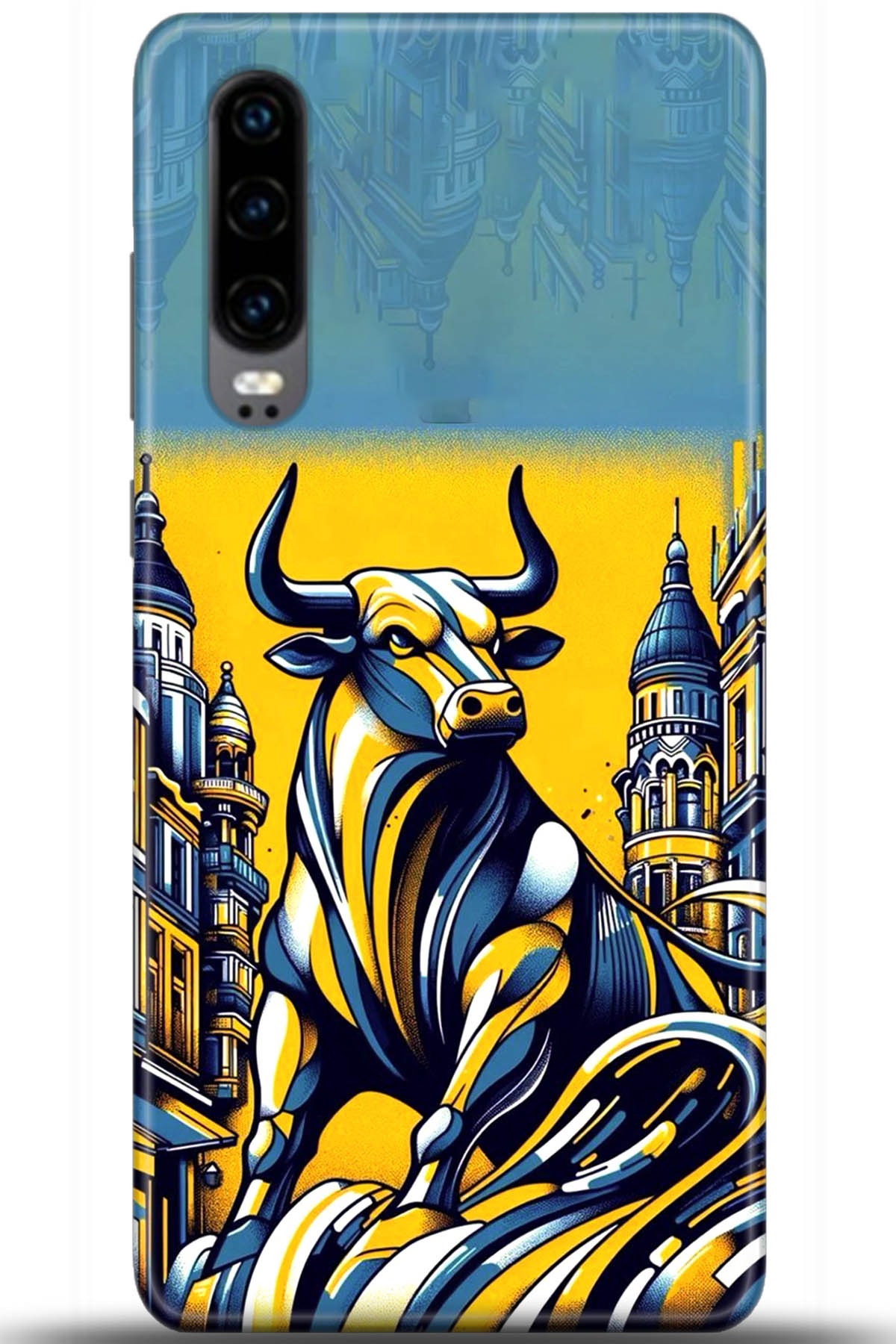 Huawei P30 Uyumlu Kılıf HD Baskılı Kılıf - Followed Institution 5661