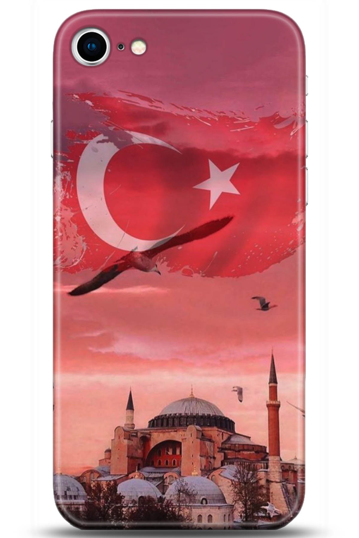 Apple iPhone 8 Uyumlu Kılıf HD Baskılı Kılıf - Followed Institution 5179