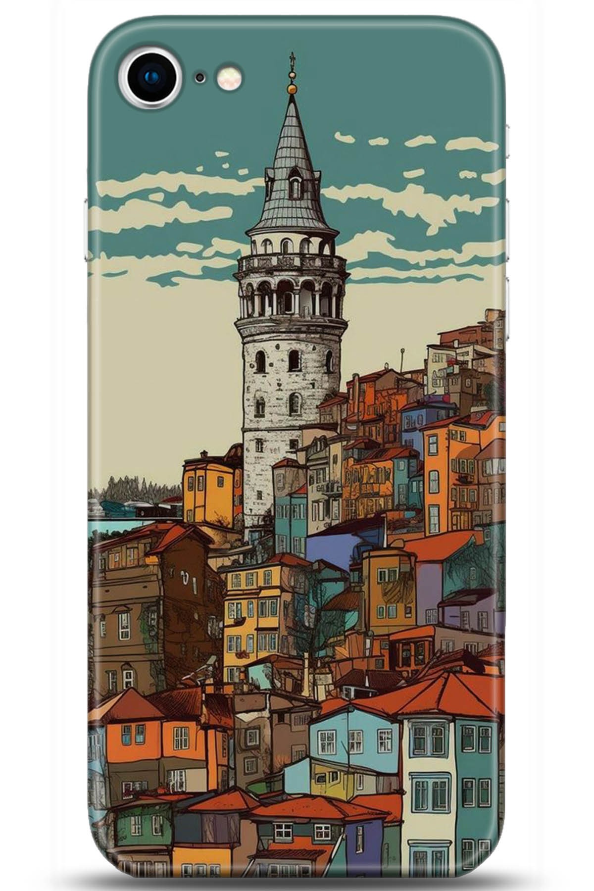 Apple iPhone 8 Uyumlu Kılıf HD Baskılı Kılıf - Followed Institution 5199