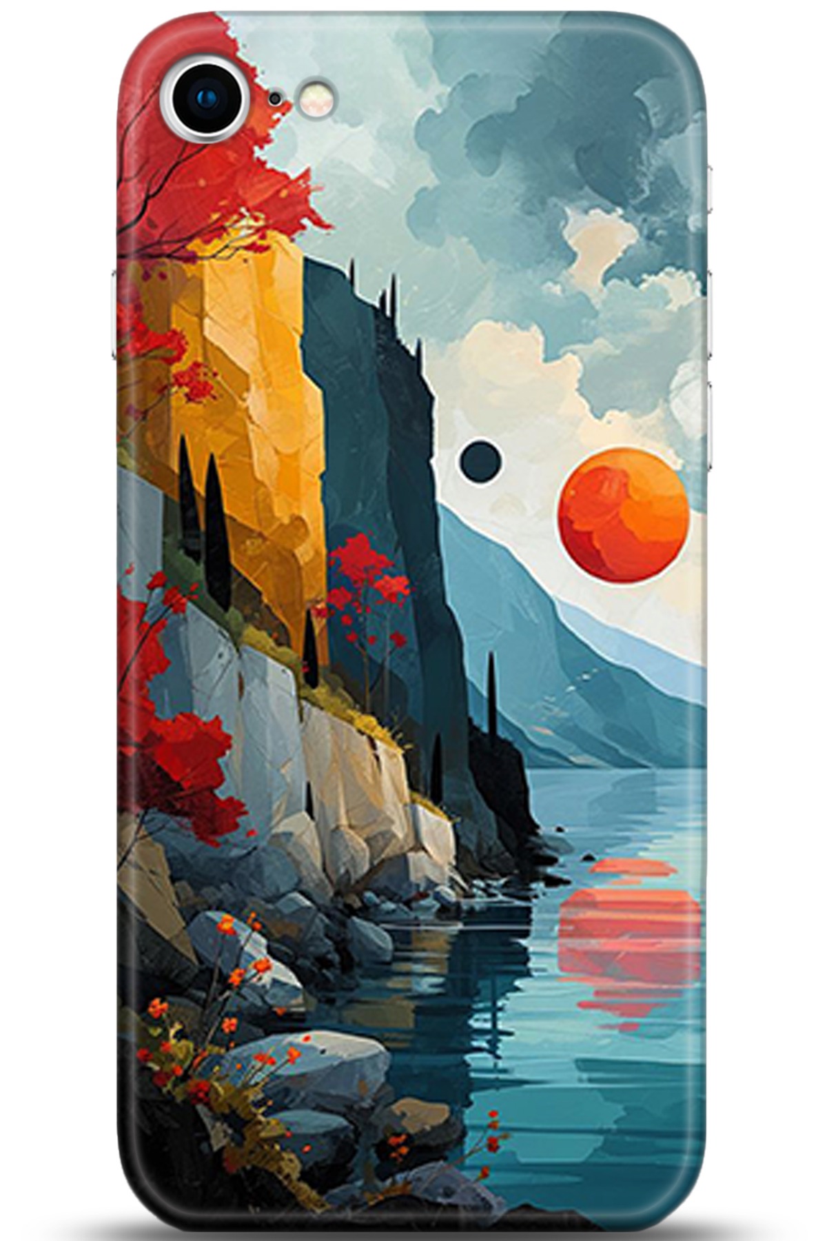 Apple iPhone 8 Uyumlu Kılıf HD Baskılı Kılıf - Followed Institution 5368