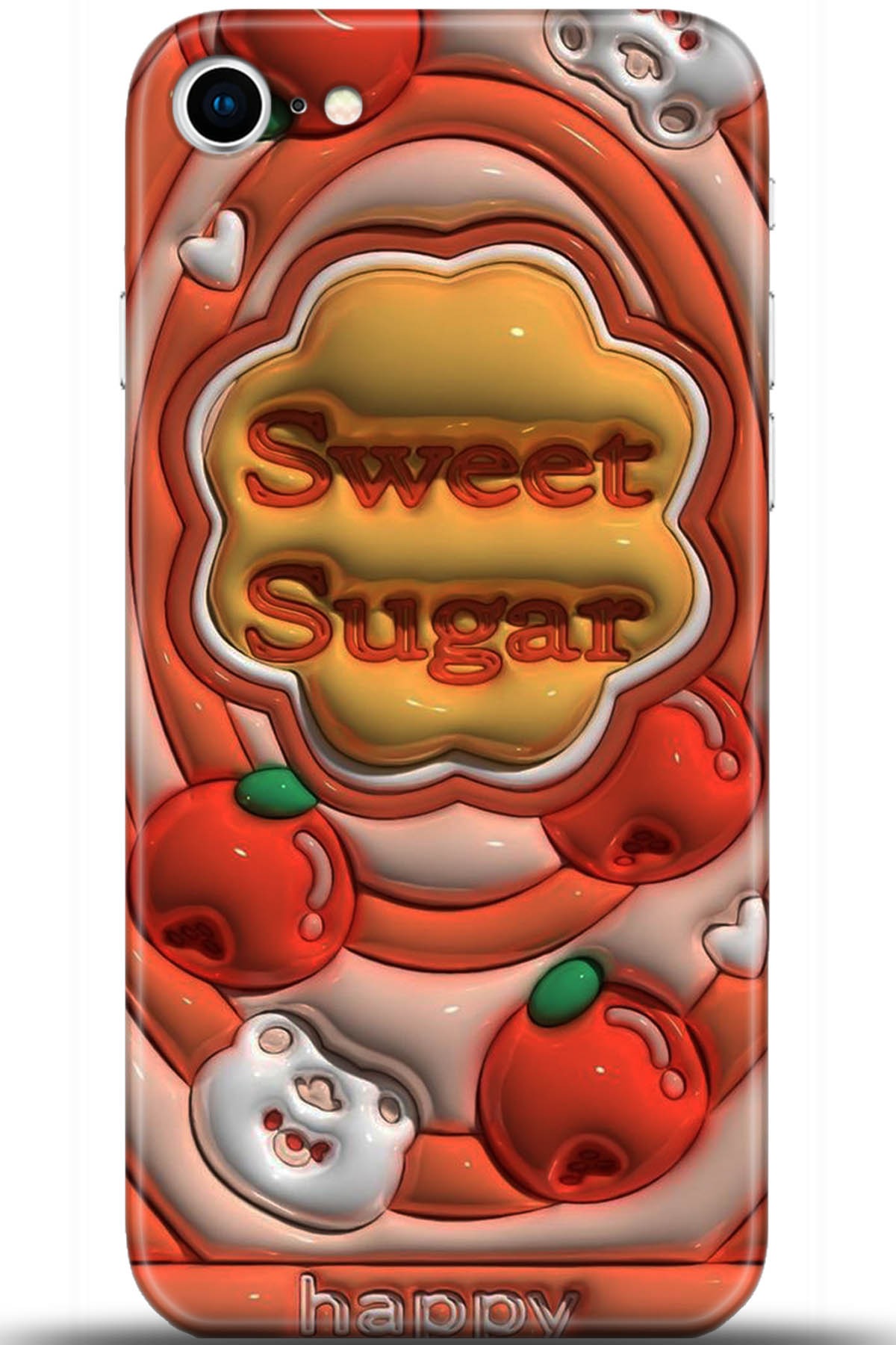 Apple iPhone 8 Uyumlu Kılıf HD Baskılı Kılıf - Followed Institution 5392