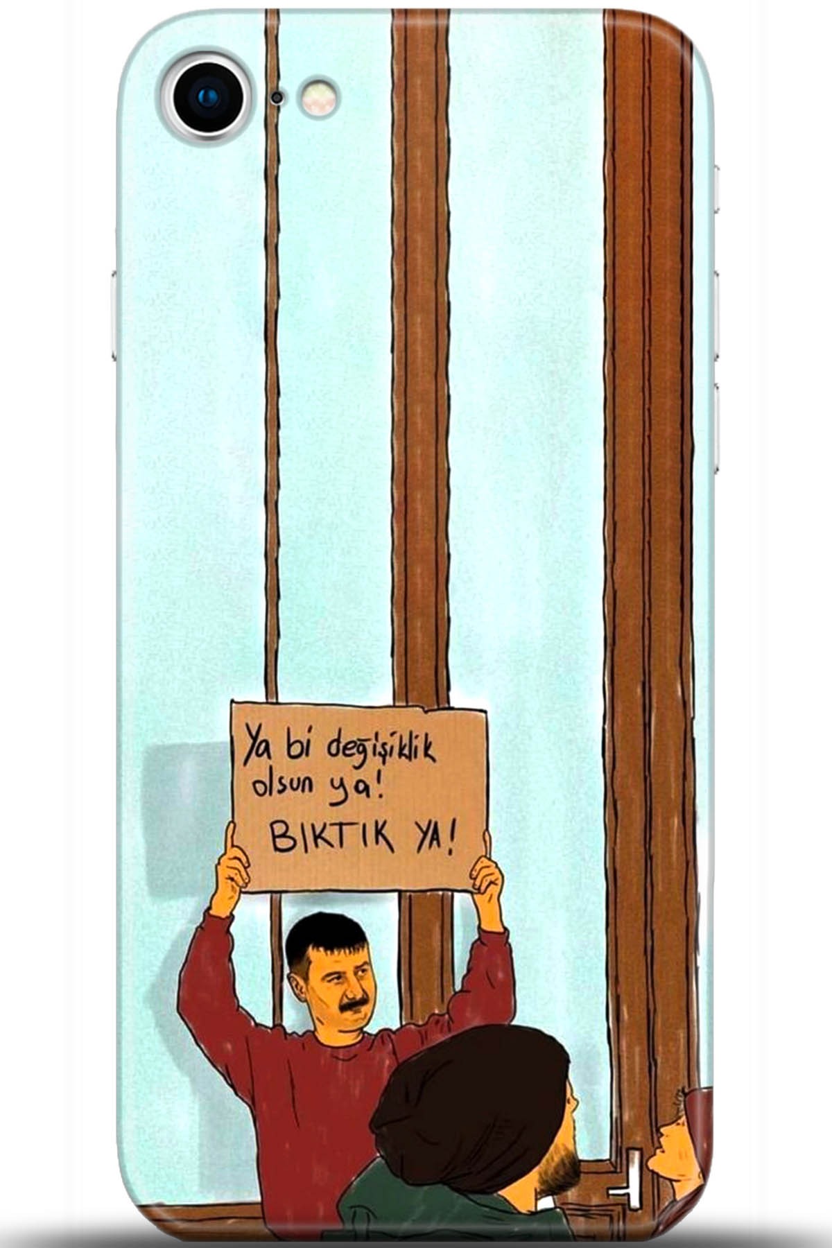 Apple iPhone 8 Uyumlu Kılıf HD Baskılı Kılıf - Followed Institution 5594