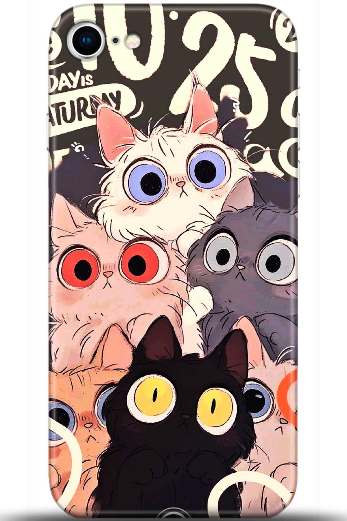 Apple iPhone 8 Uyumlu Kılıf HD Baskılı Kılıf - Followed Institution 5641