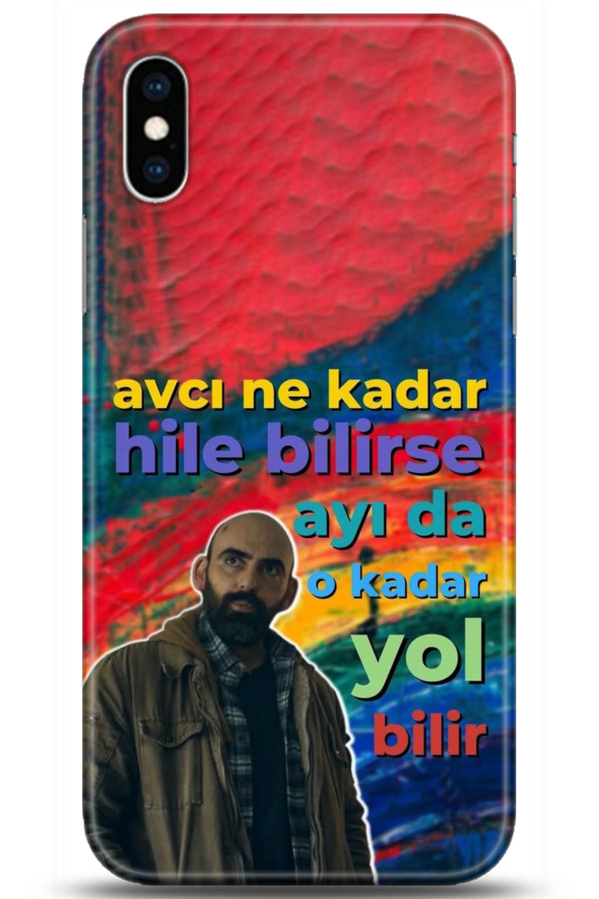 Apple iPhone X Uyumlu Kılıf HD Baskılı Kılıf - Followed Institution 5006