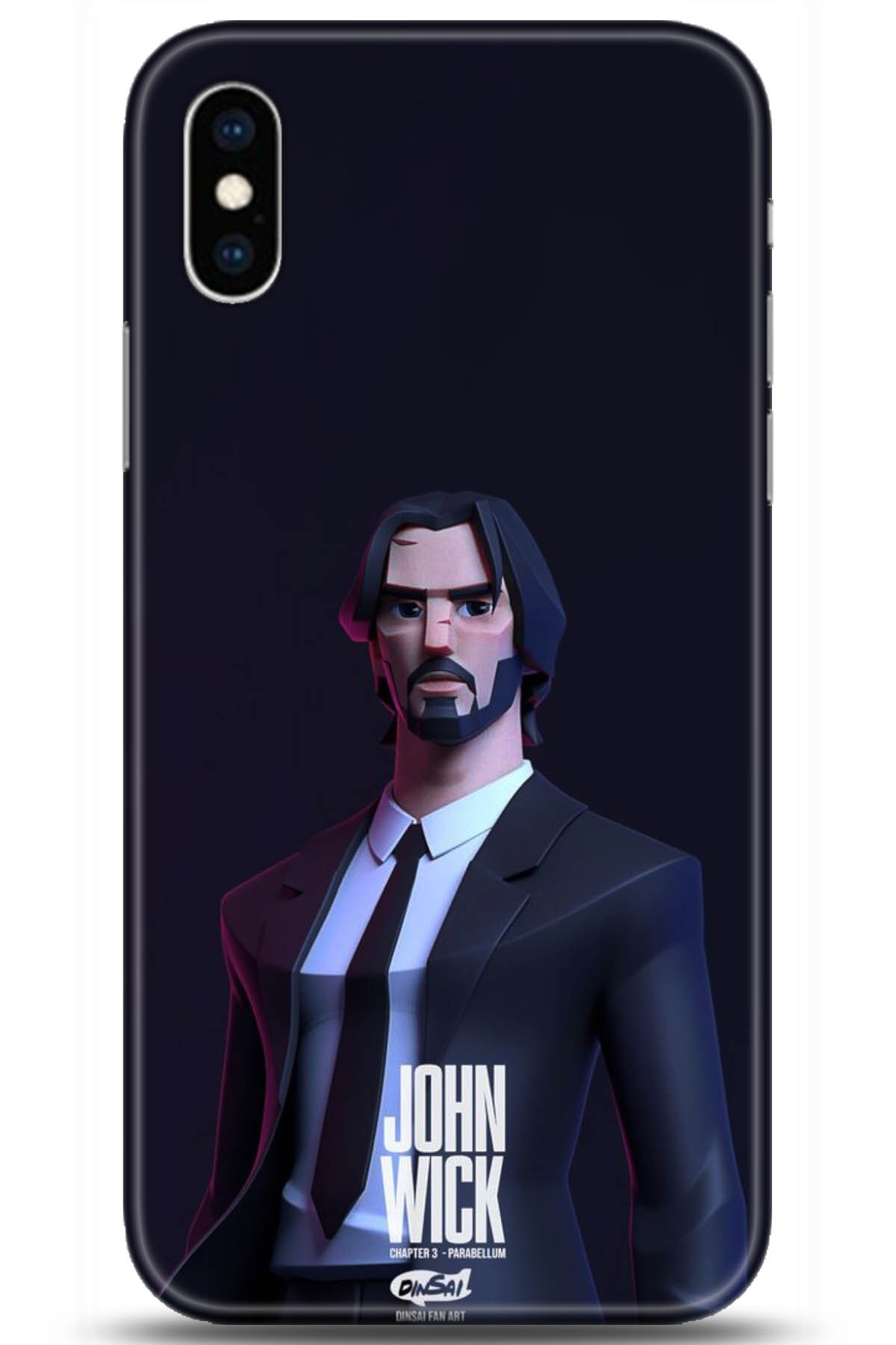 Apple iPhone X Uyumlu Kılıf HD Baskılı Kılıf - Followed Institution 5018