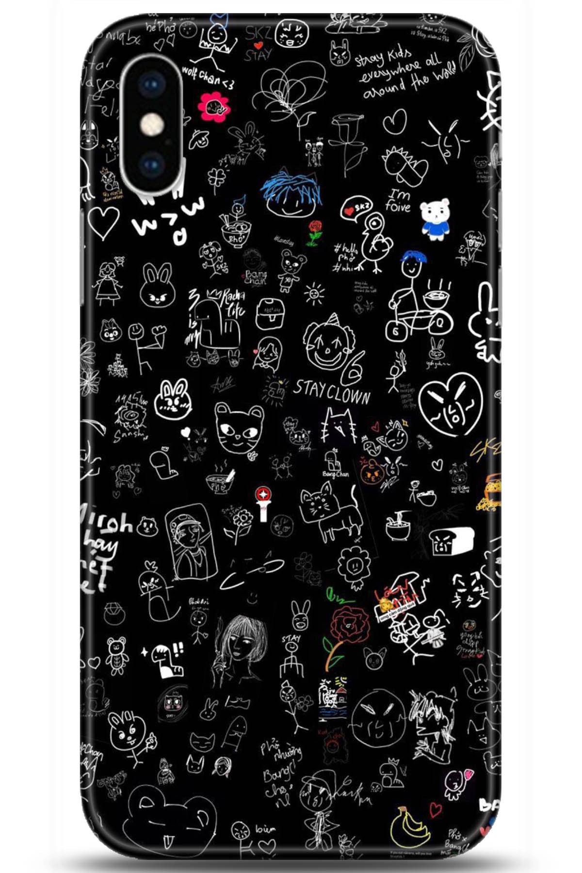 Apple iPhone X Uyumlu Kılıf HD Baskılı Kılıf - Followed Institution 5143