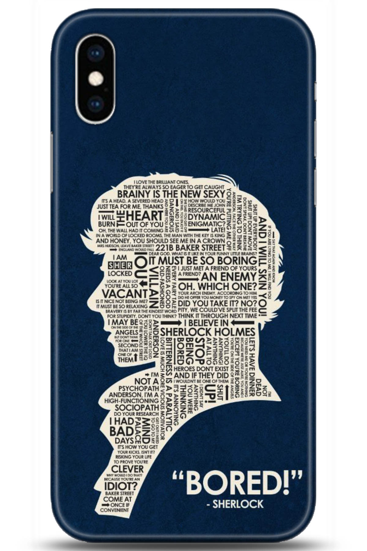 Apple iPhone X Uyumlu Kılıf HD Baskılı Kılıf - Followed Institution 5156