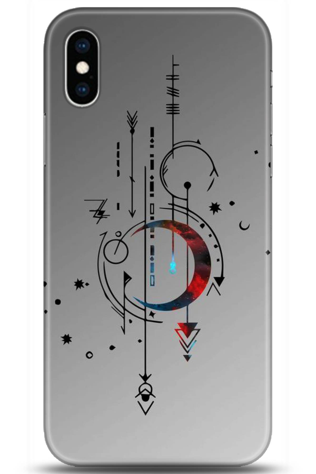 Apple iPhone X Uyumlu Kılıf HD Baskılı Kılıf - Followed Institution 5182